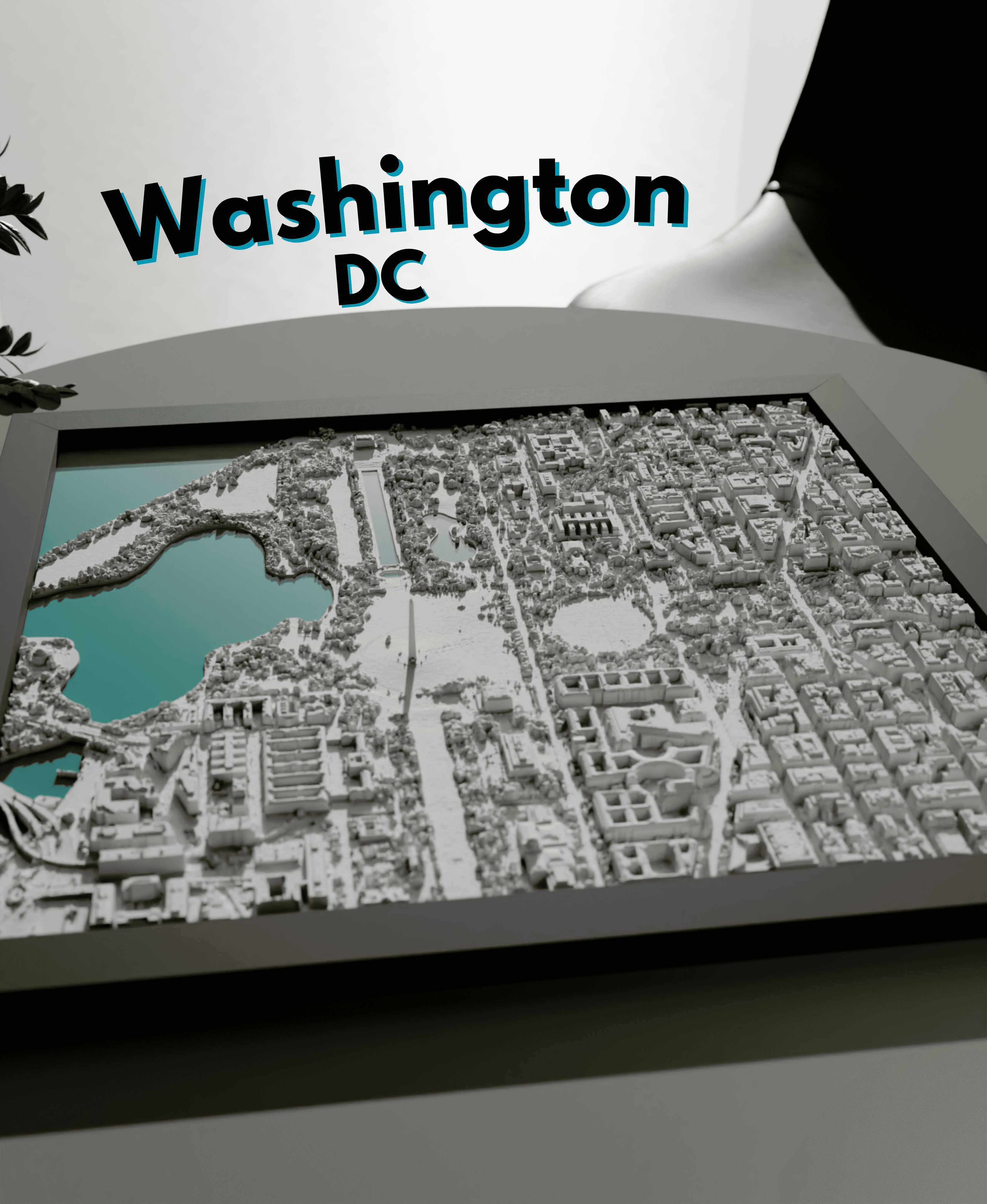 Washington, DC 3d model