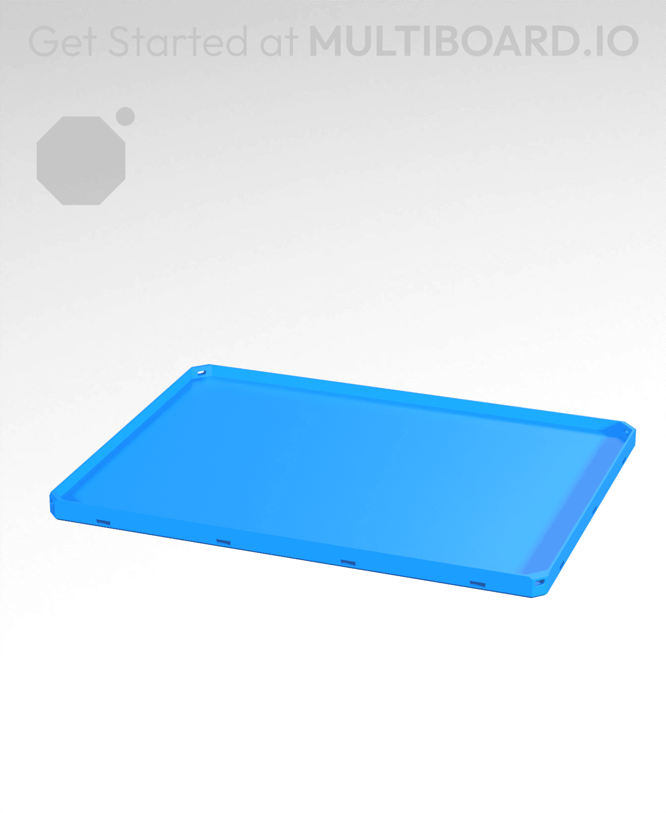 4x3 - Horizontal Bin Tray 3d model