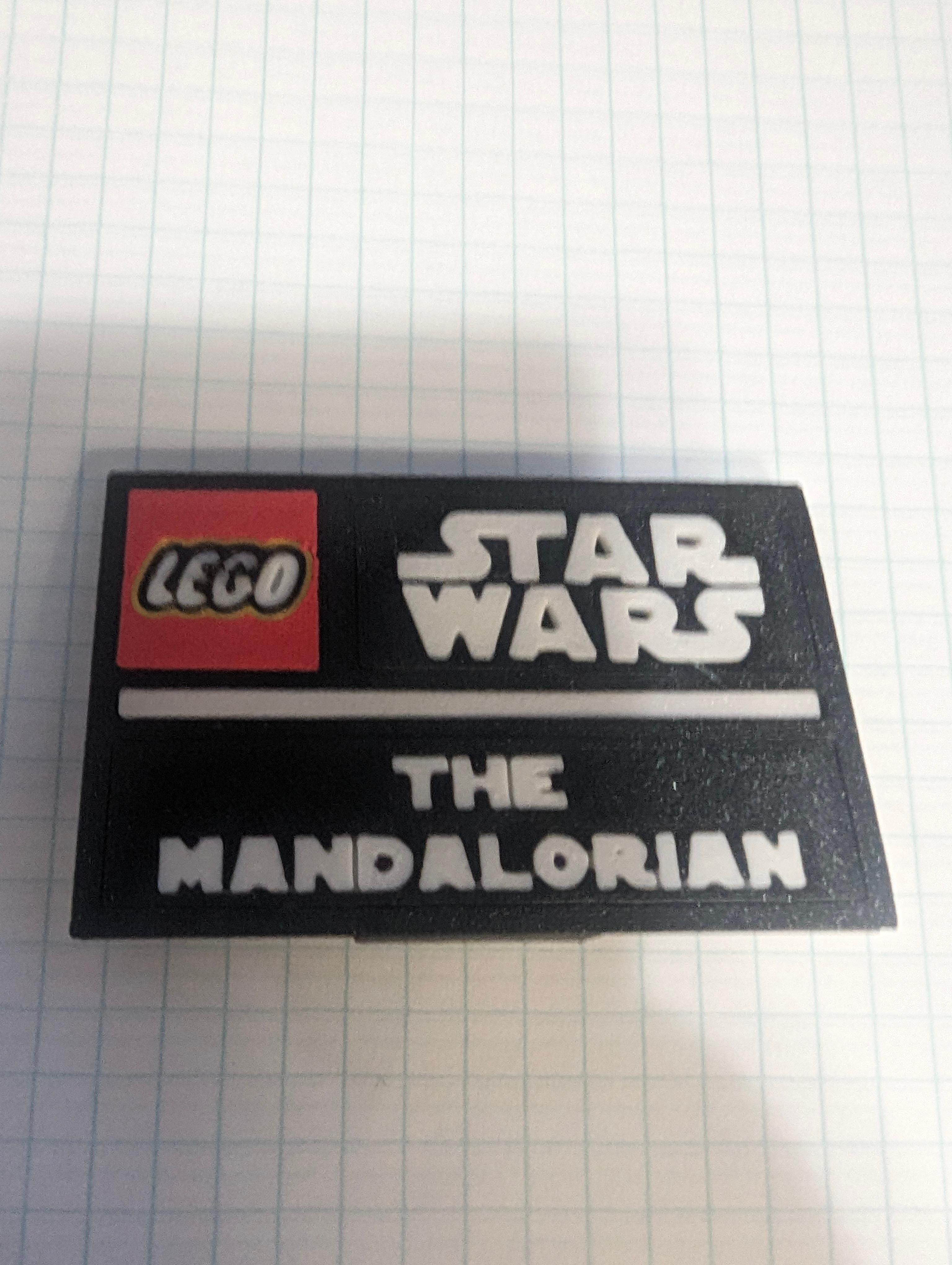 The Mandalorian Complete Nameplate Assembly 3d model