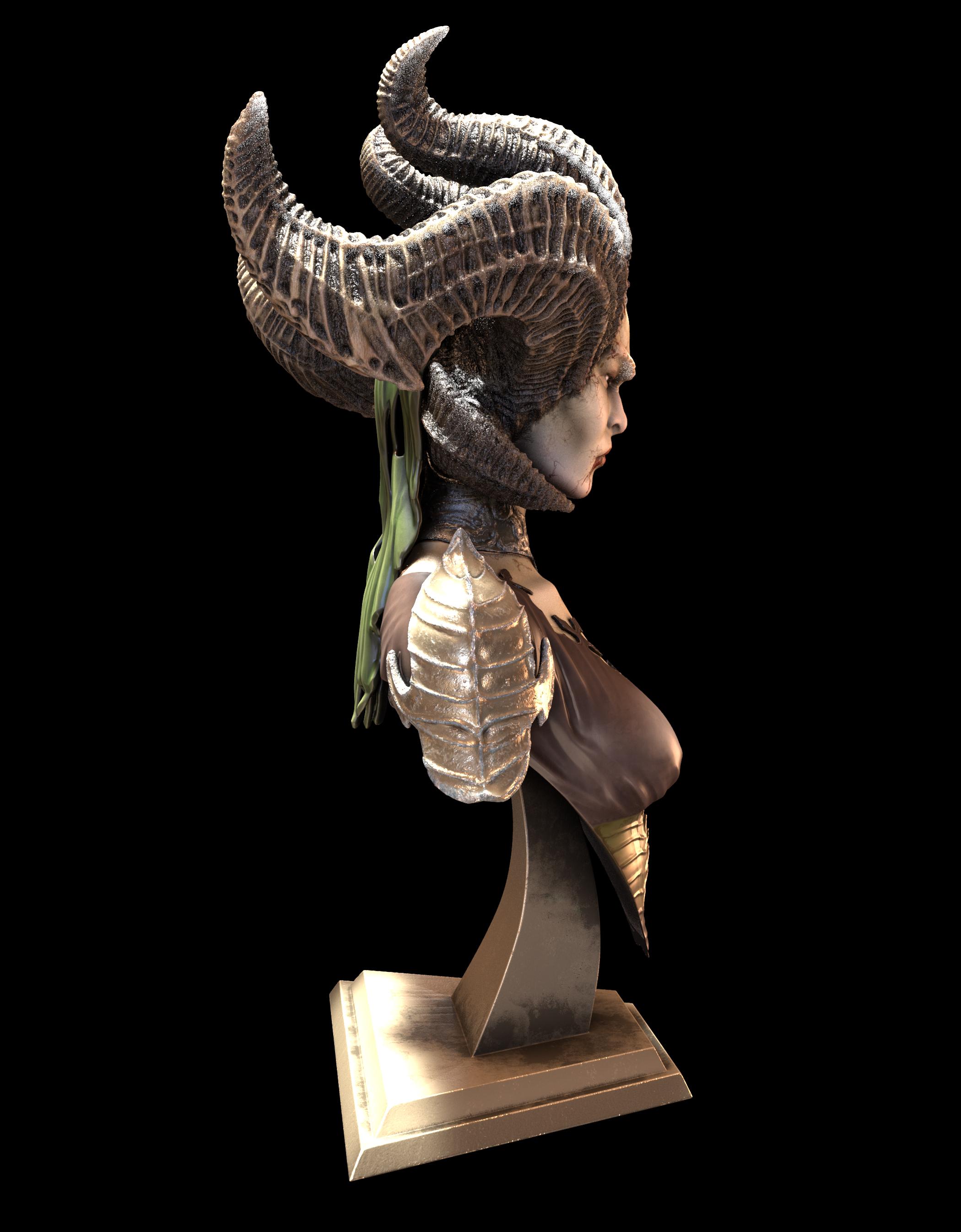 Lilith Bust 3d model