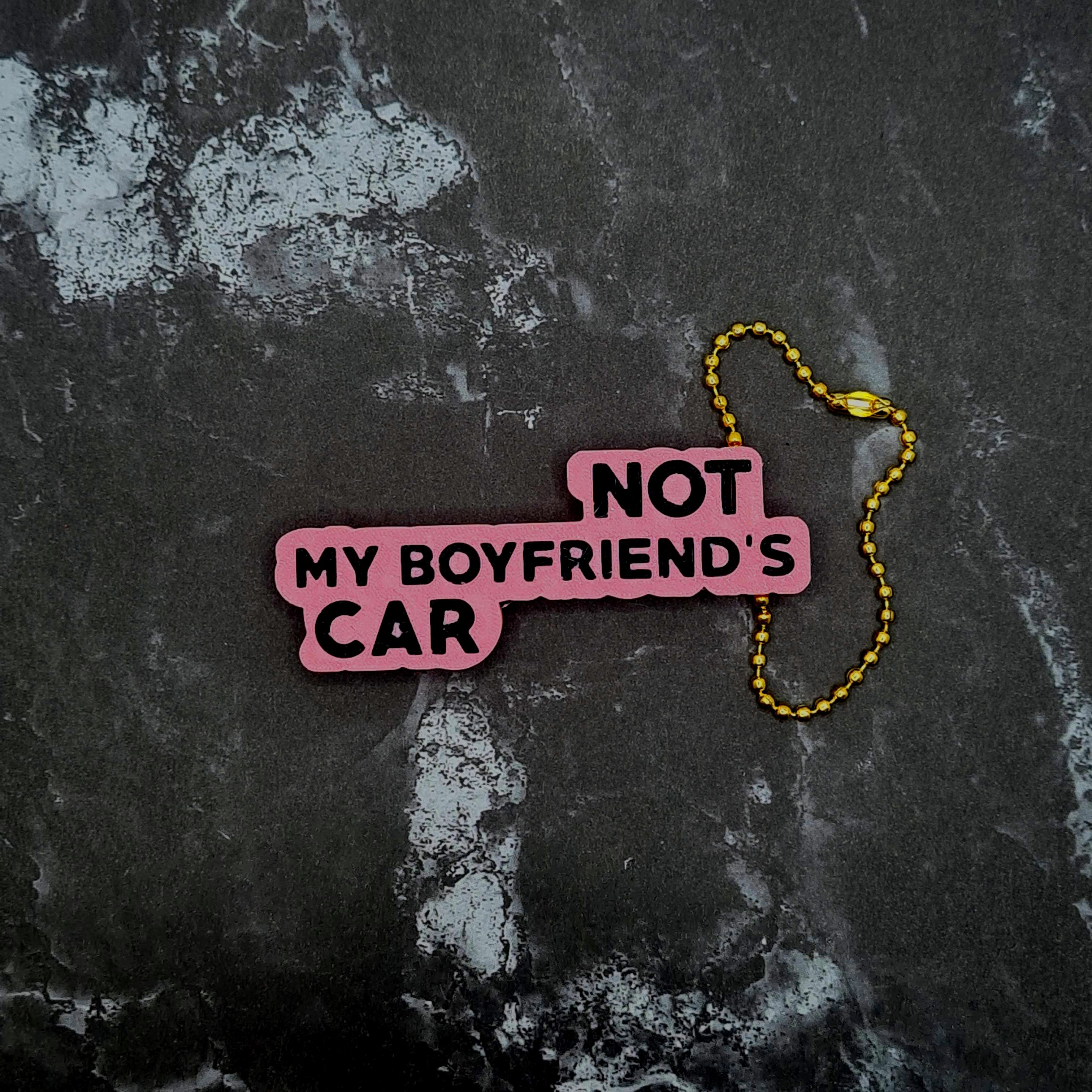 Not My Boyfriends Car Keychain 3d model