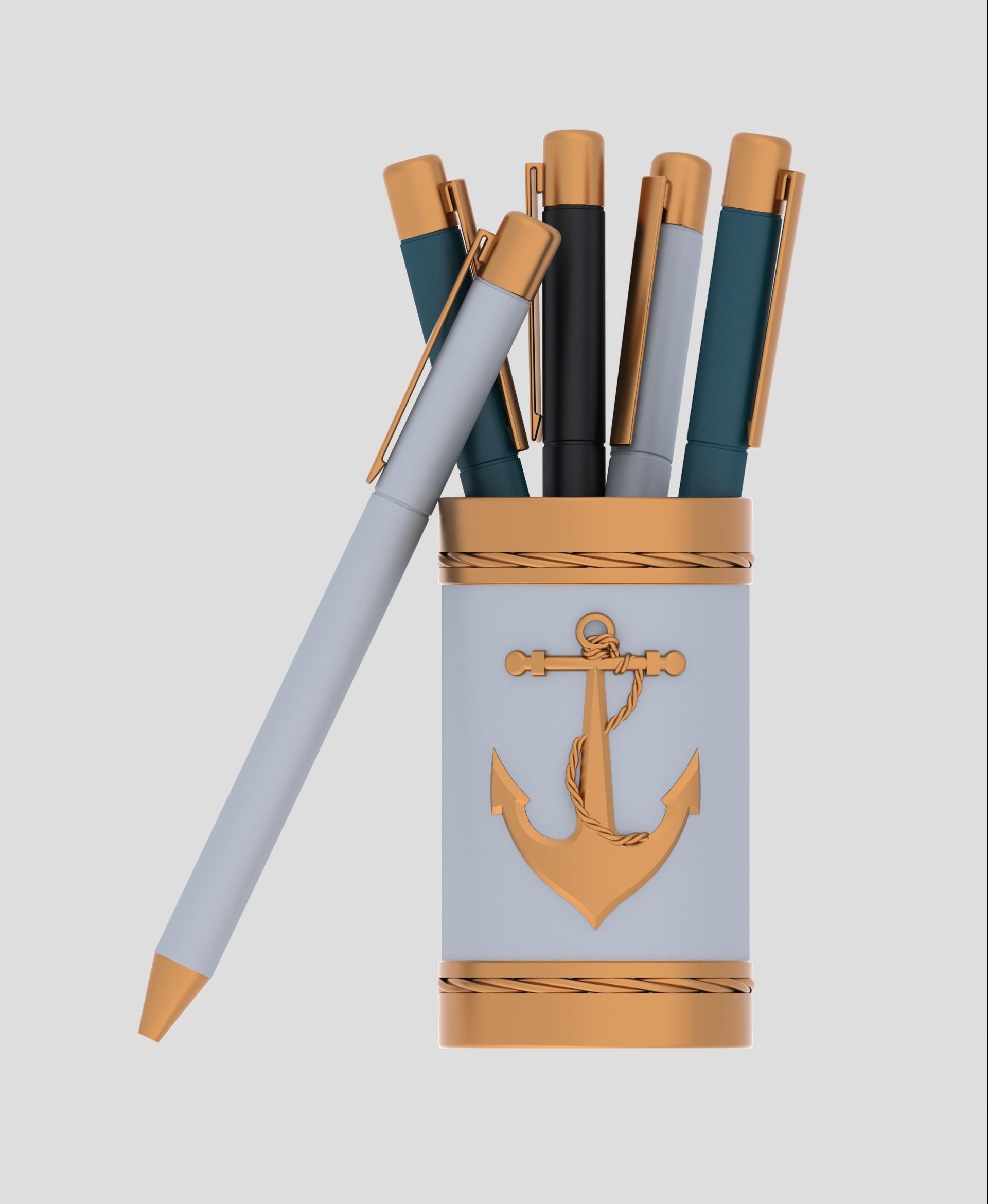 Writing Dock ~ Pen Holder 3d model