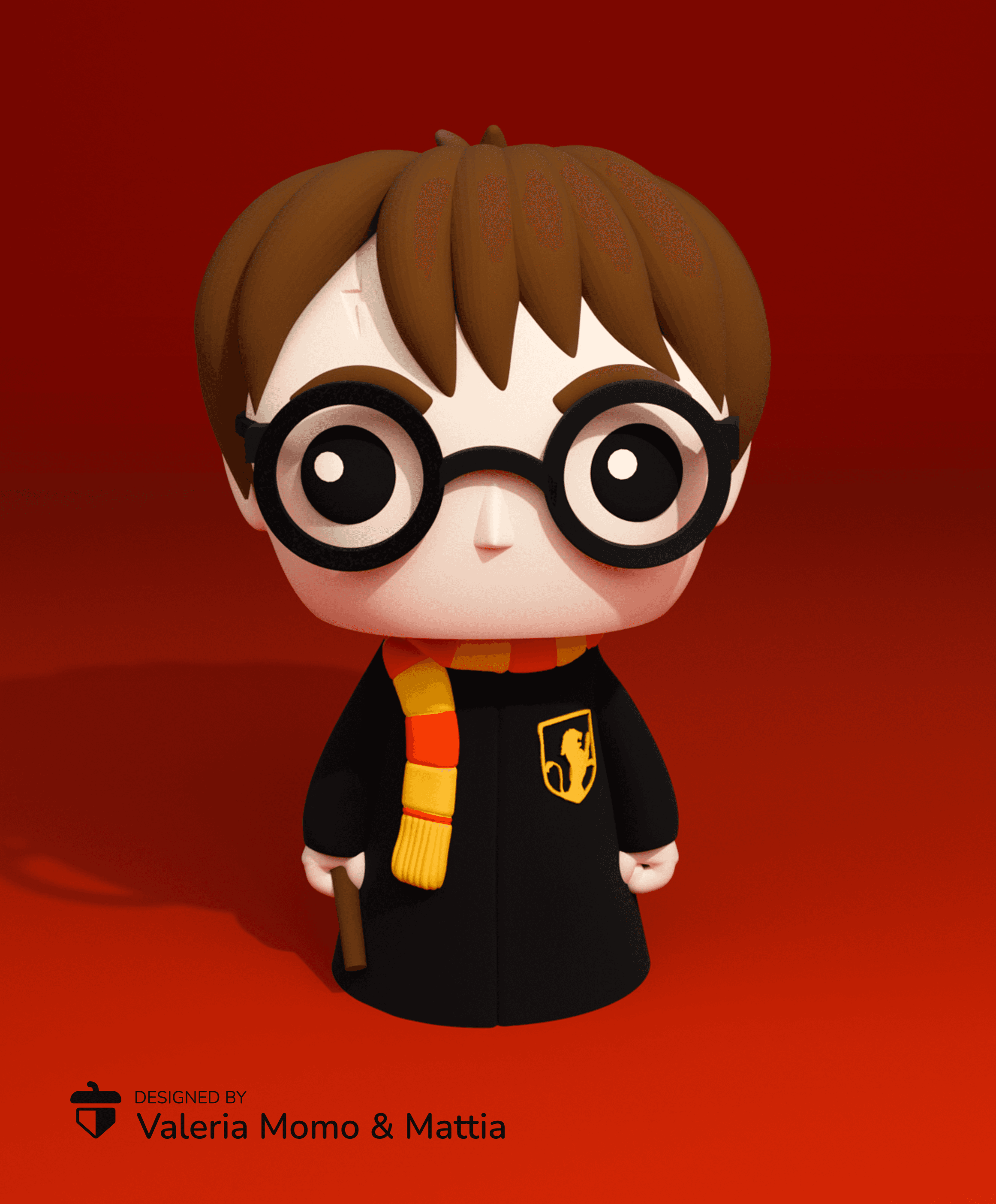 Harry Potter 3D Bobblehead Funko Pop! Style Figure 3d model