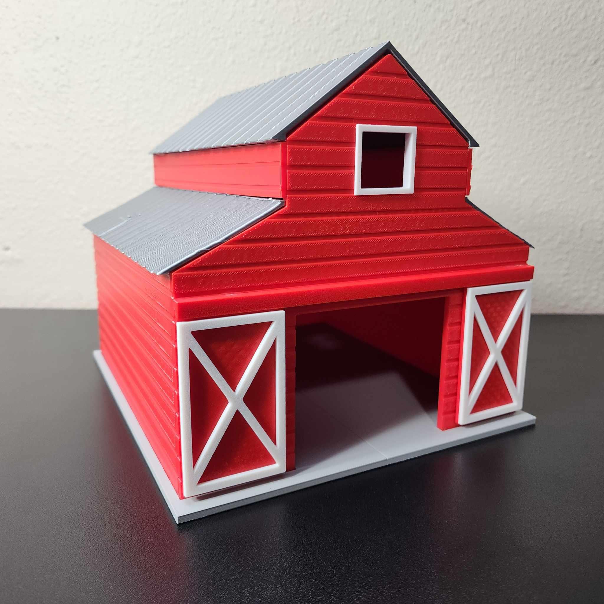 Scale Barn print kit 3d model