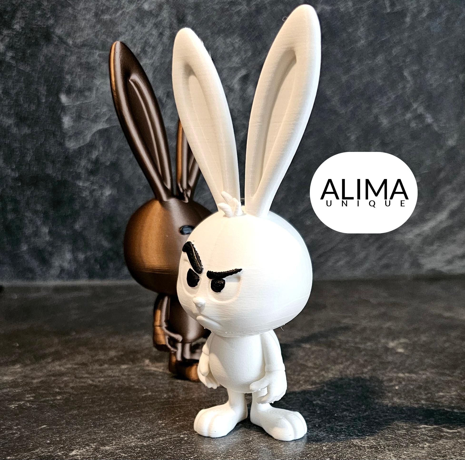 Grumpy bunny mood 3d model
