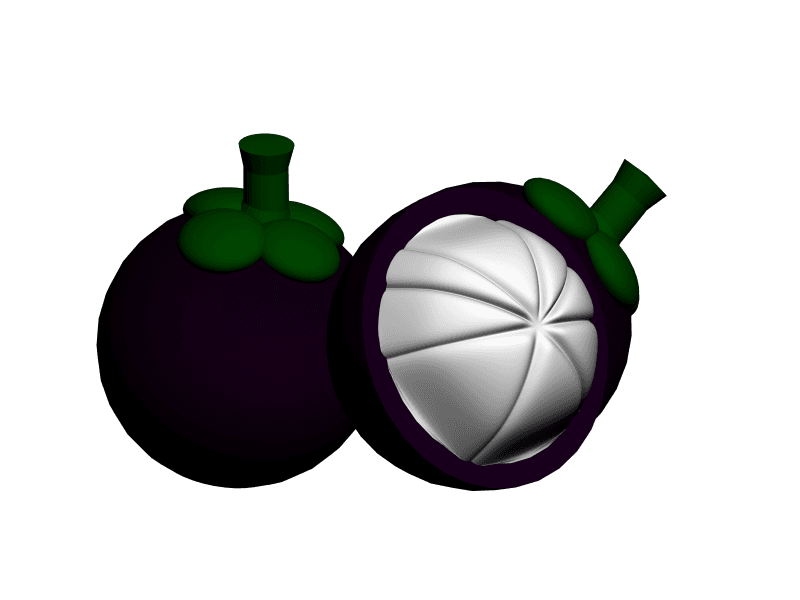 mangosteen.stl 3d model