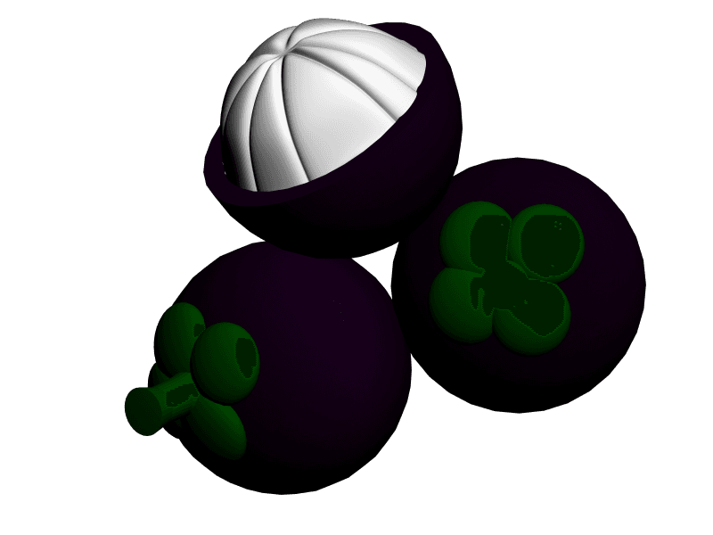 mangosteen.stl 3d model