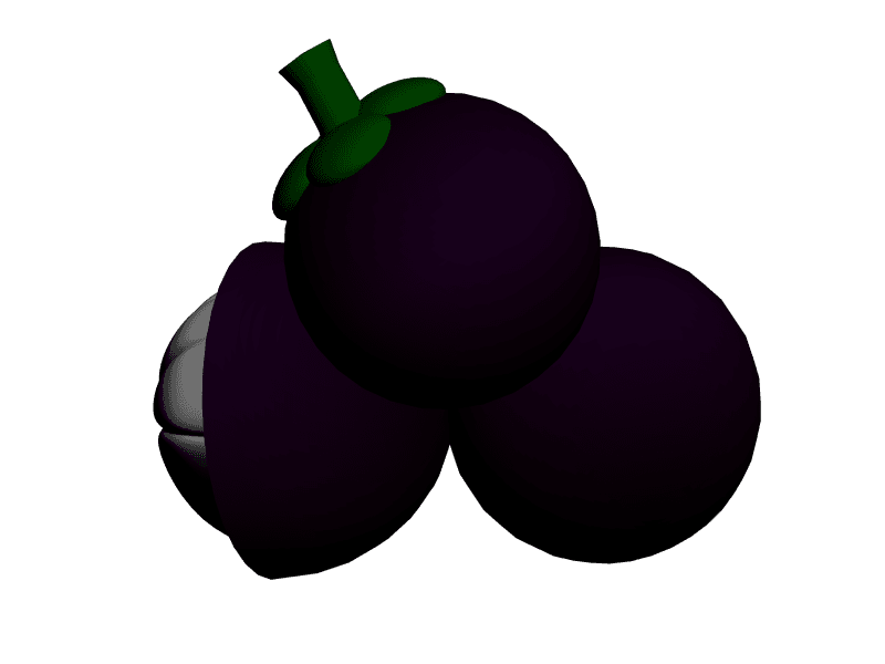 mangosteen.stl 3d model