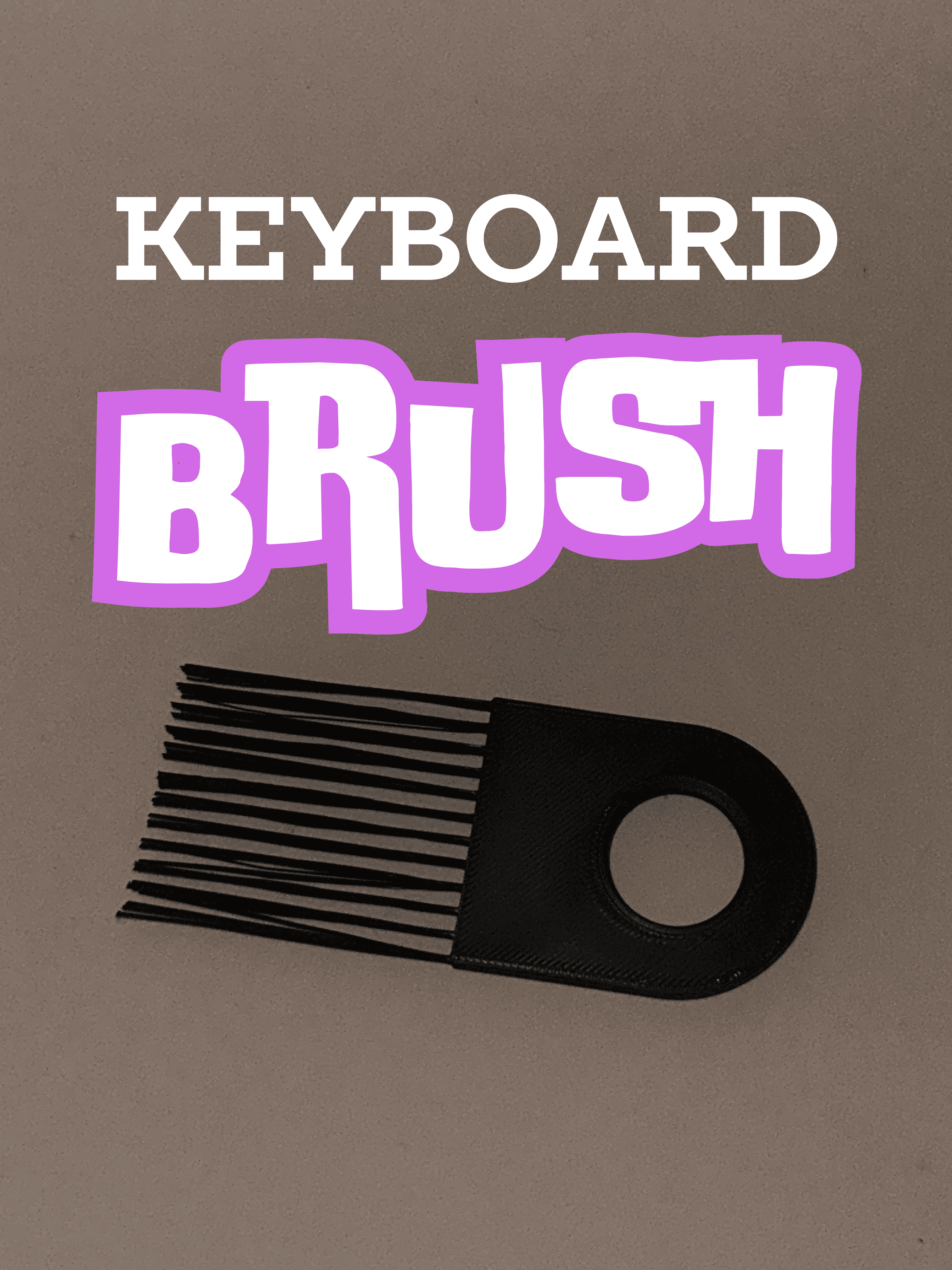 Keyboard brush - FireDragon3D 3d model