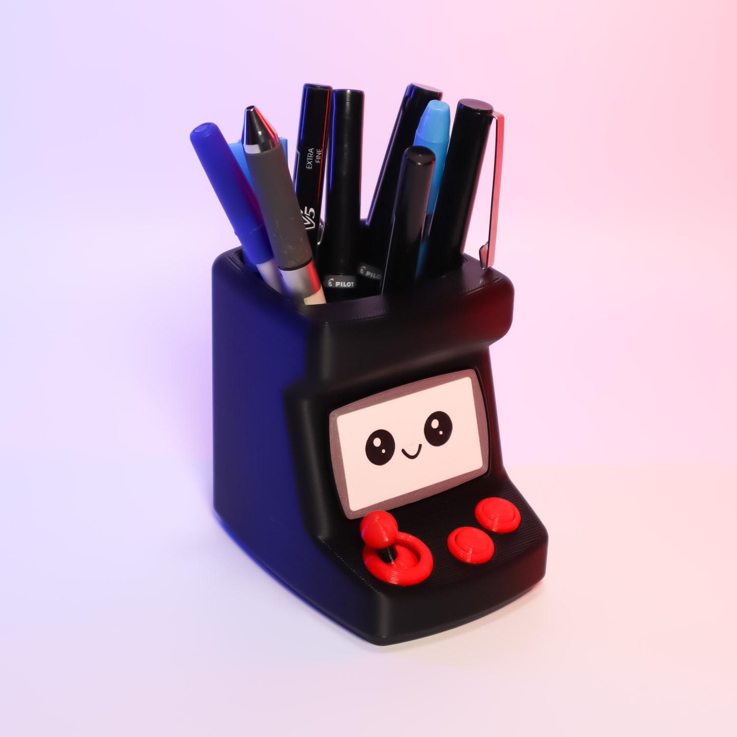 Arcade Desk Buddy – Organizer, Planter 3d model