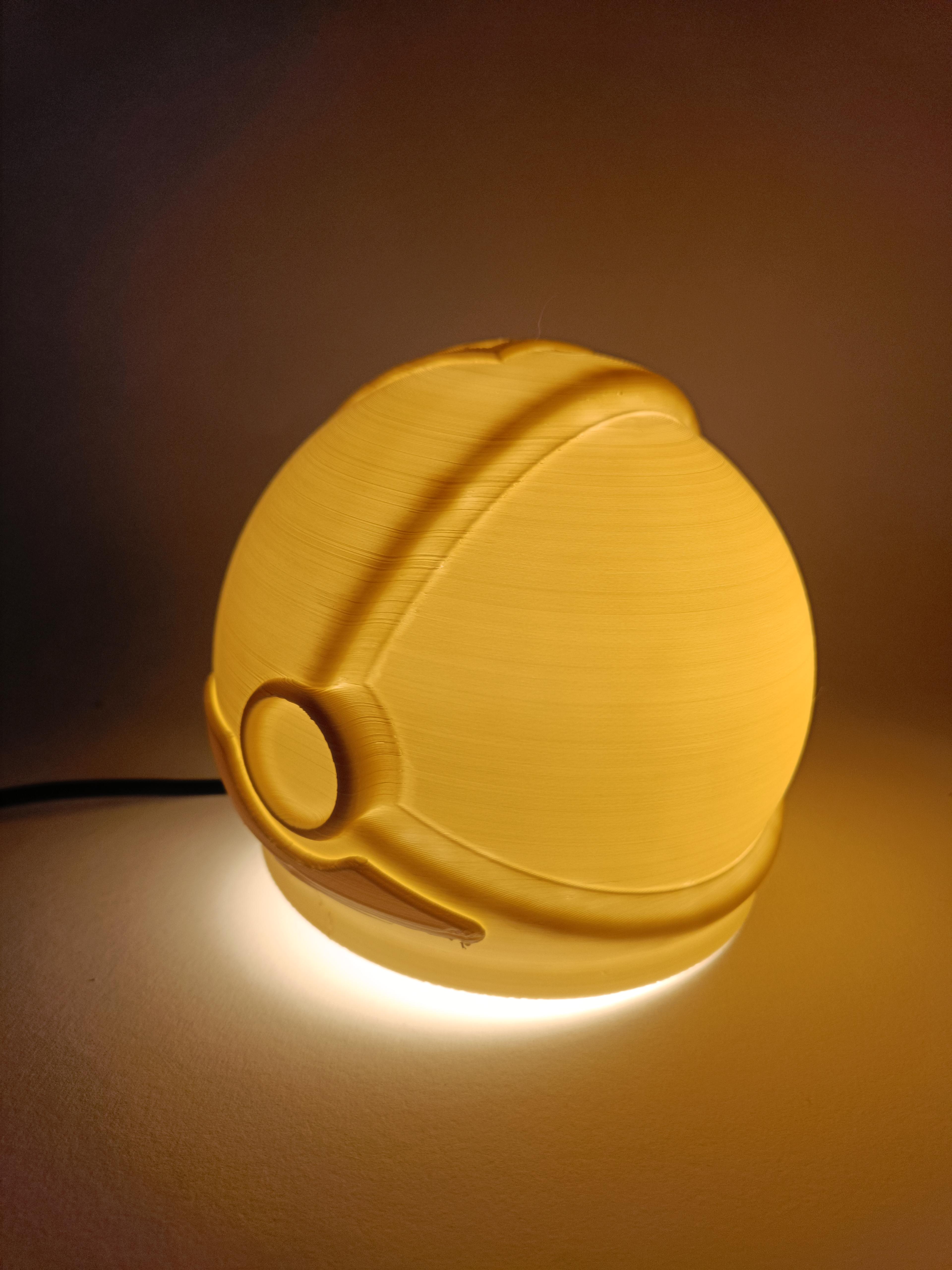 Astronaut Lamp 3d model