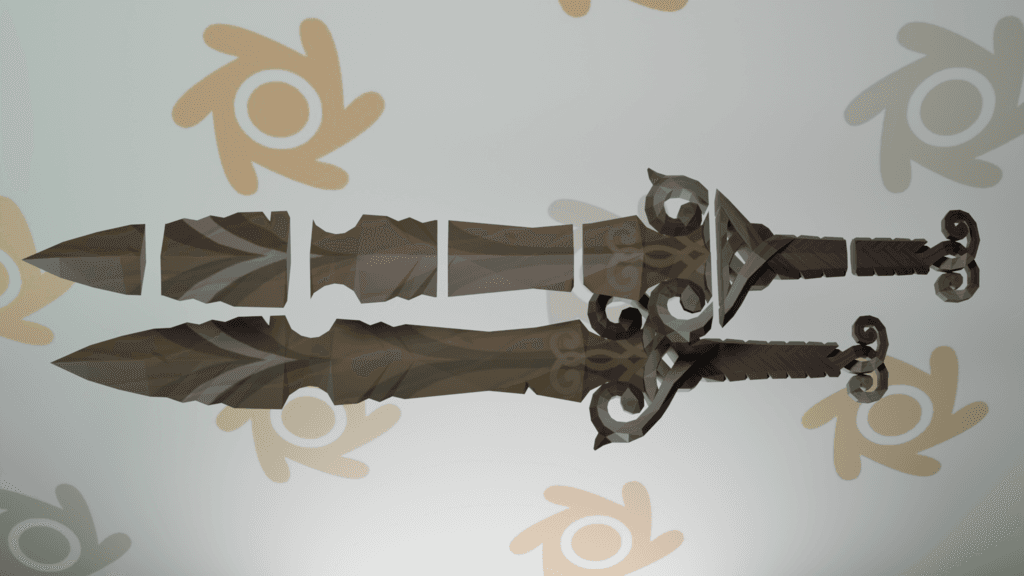 Botw Forest Dwellers Sword to scale 3d model