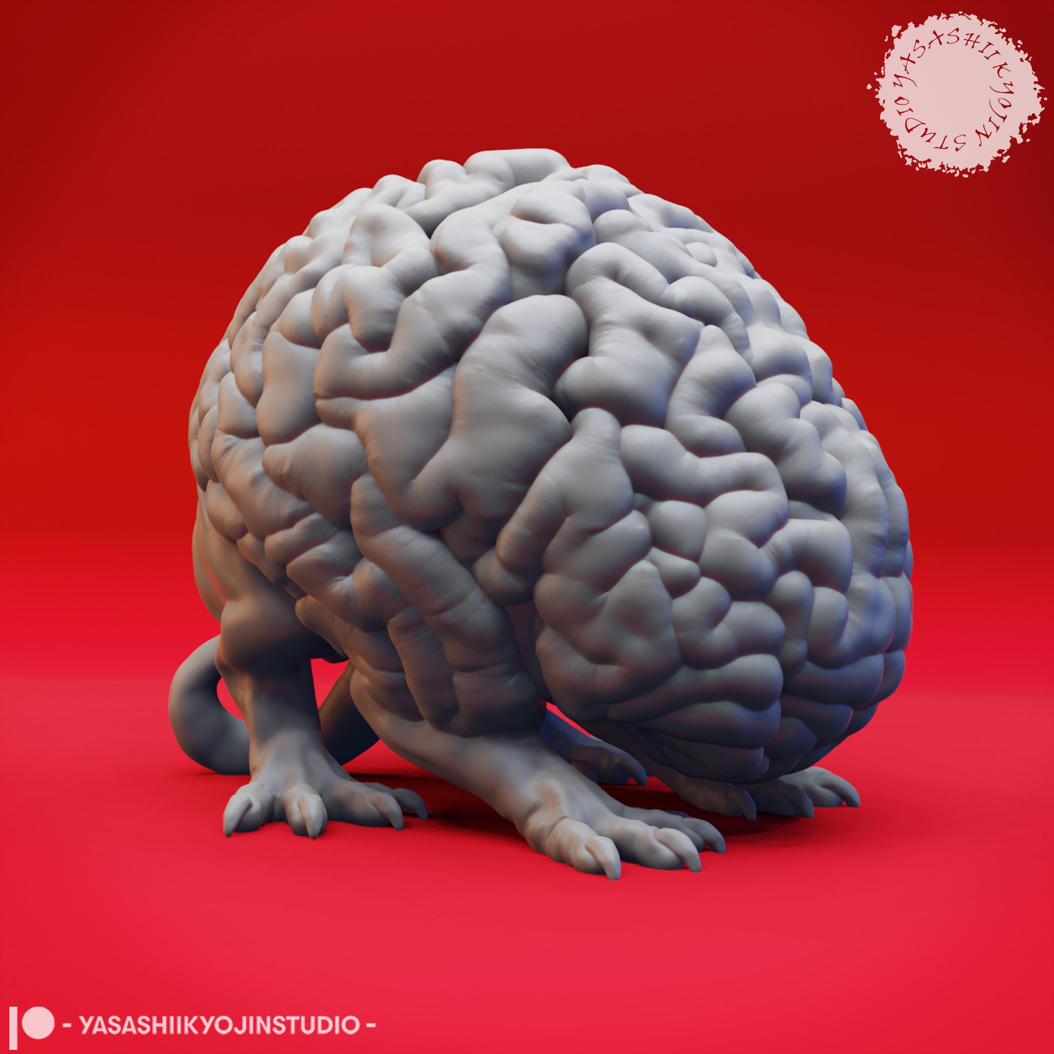 Intellect Devourers - Tabletop Miniatures (Pre-Supported) 3d model