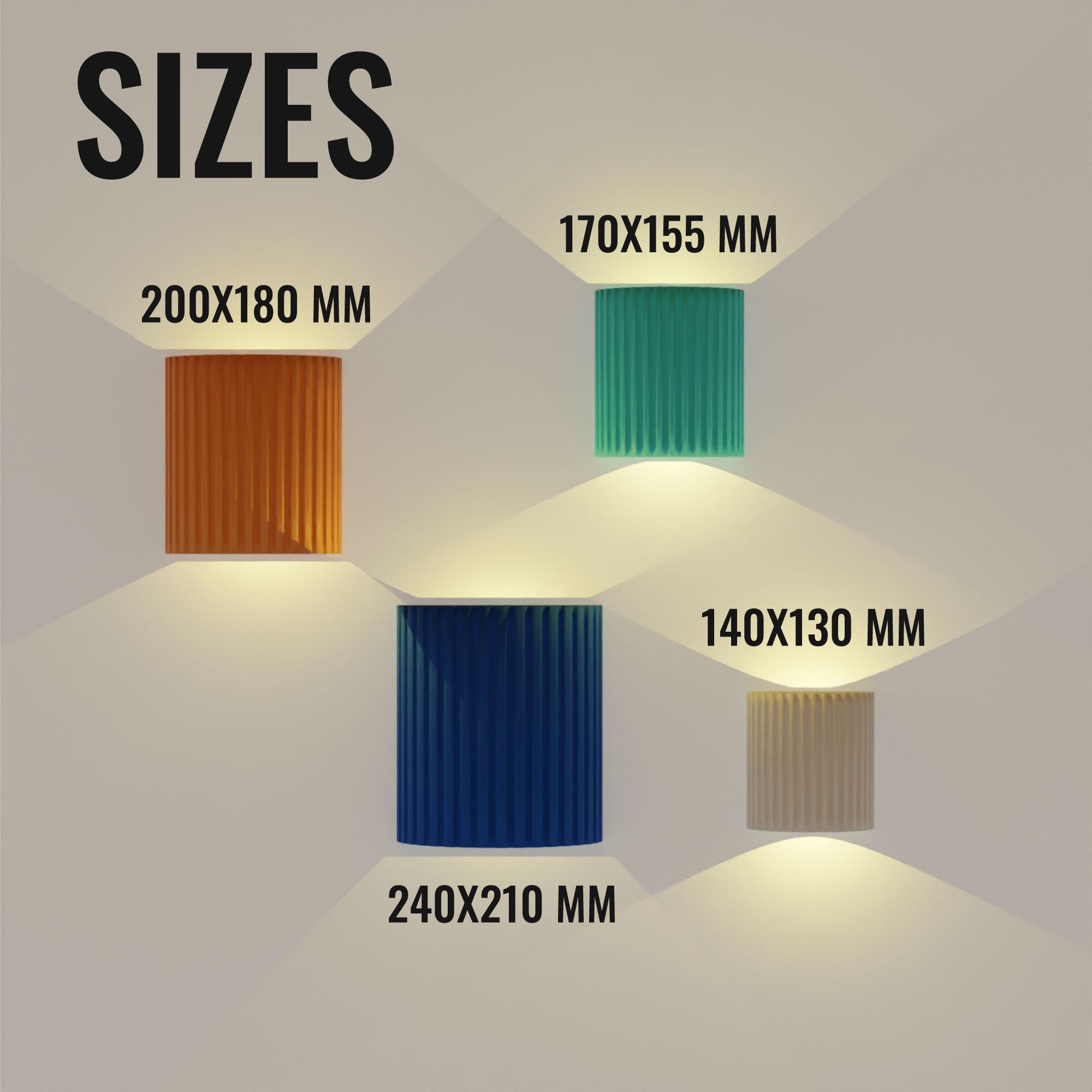 MINIMAL WALL LAMP | MEGA PACK 4 SIZES 3d model