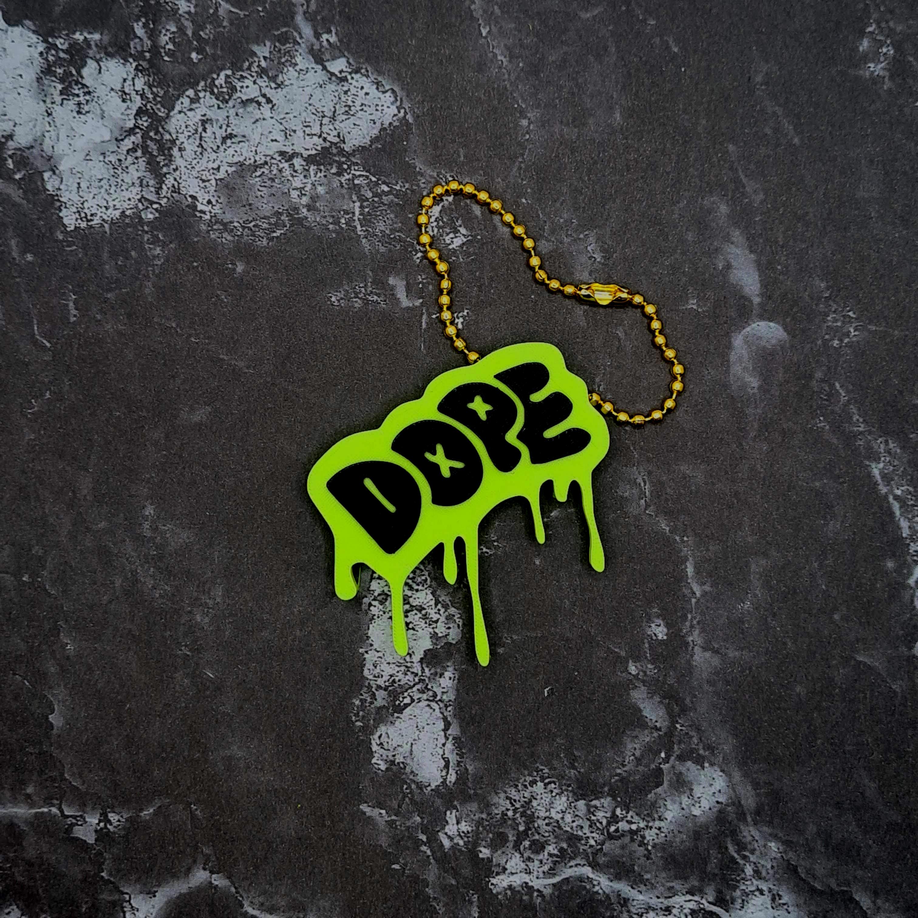 Dope Keychain 3d model