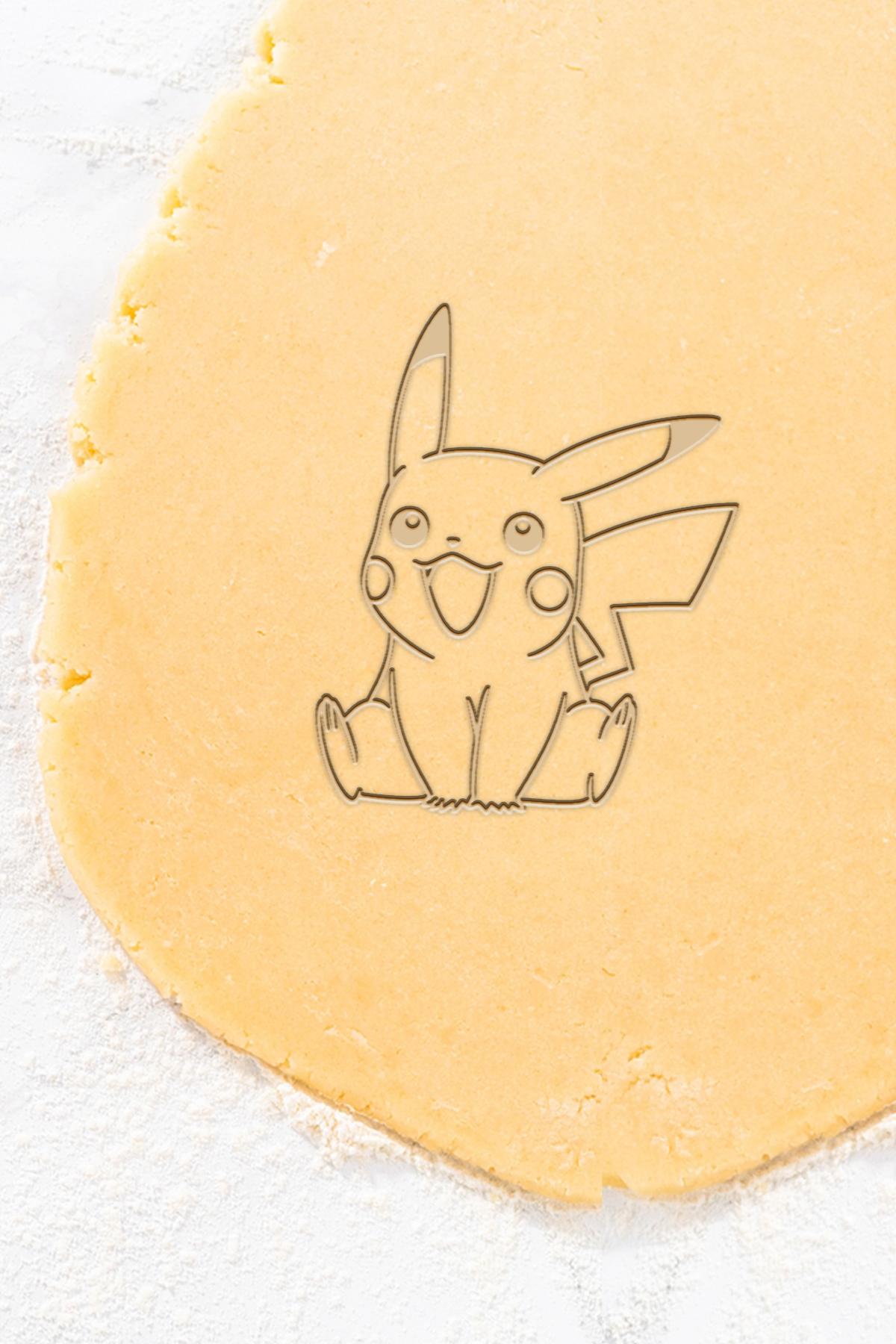 Pikachu Cookie Cutter, Biscuit Cutter 3d model