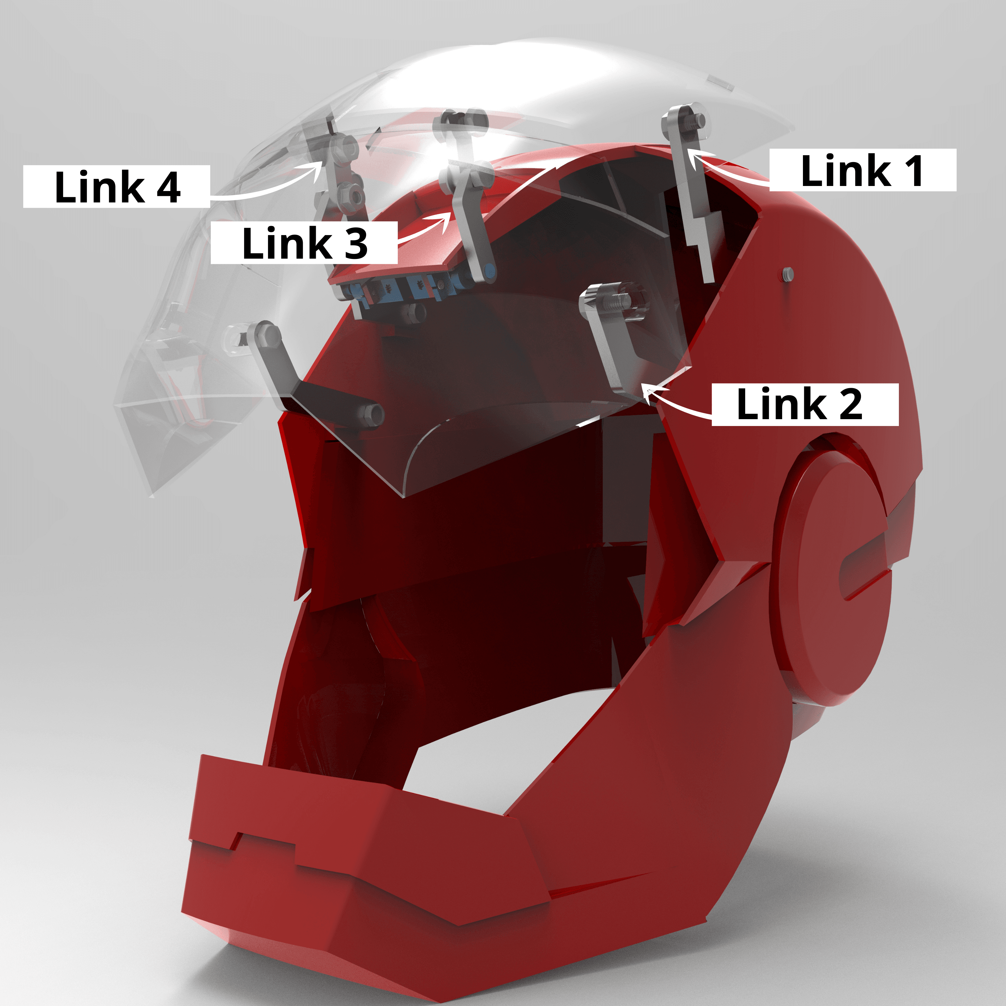 Ironman with separate STL files  3d model