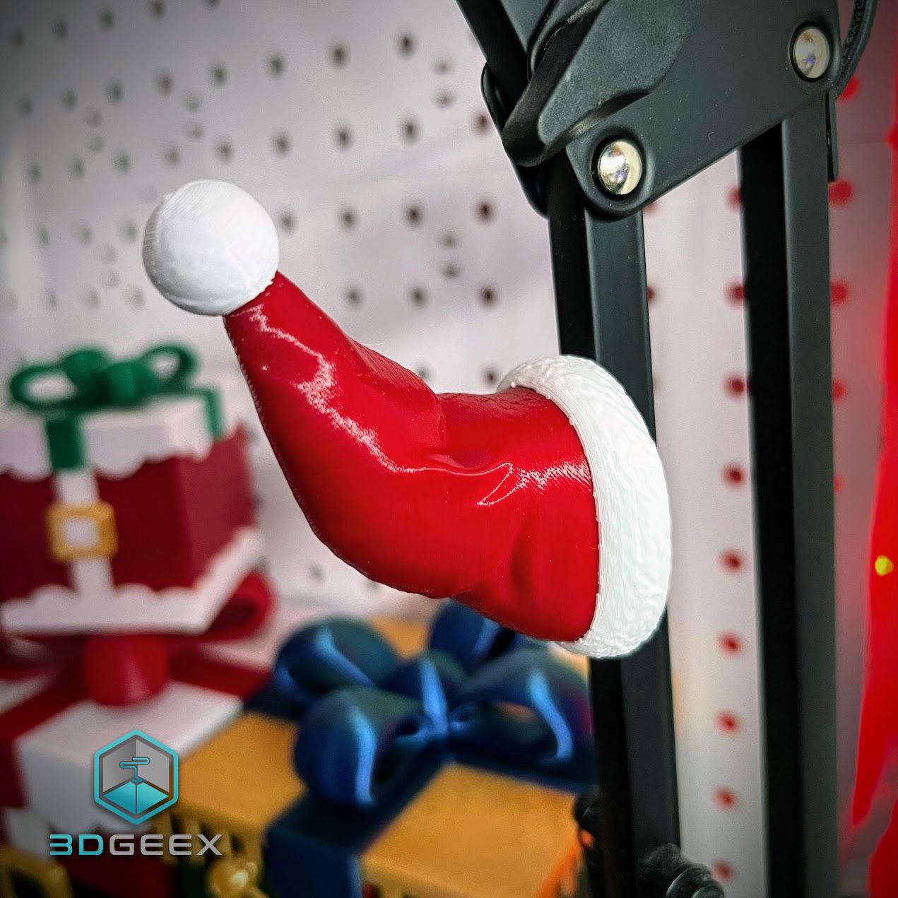 Santa's Hat - Keychains, Decoration, Hanger & Magnets 3d model