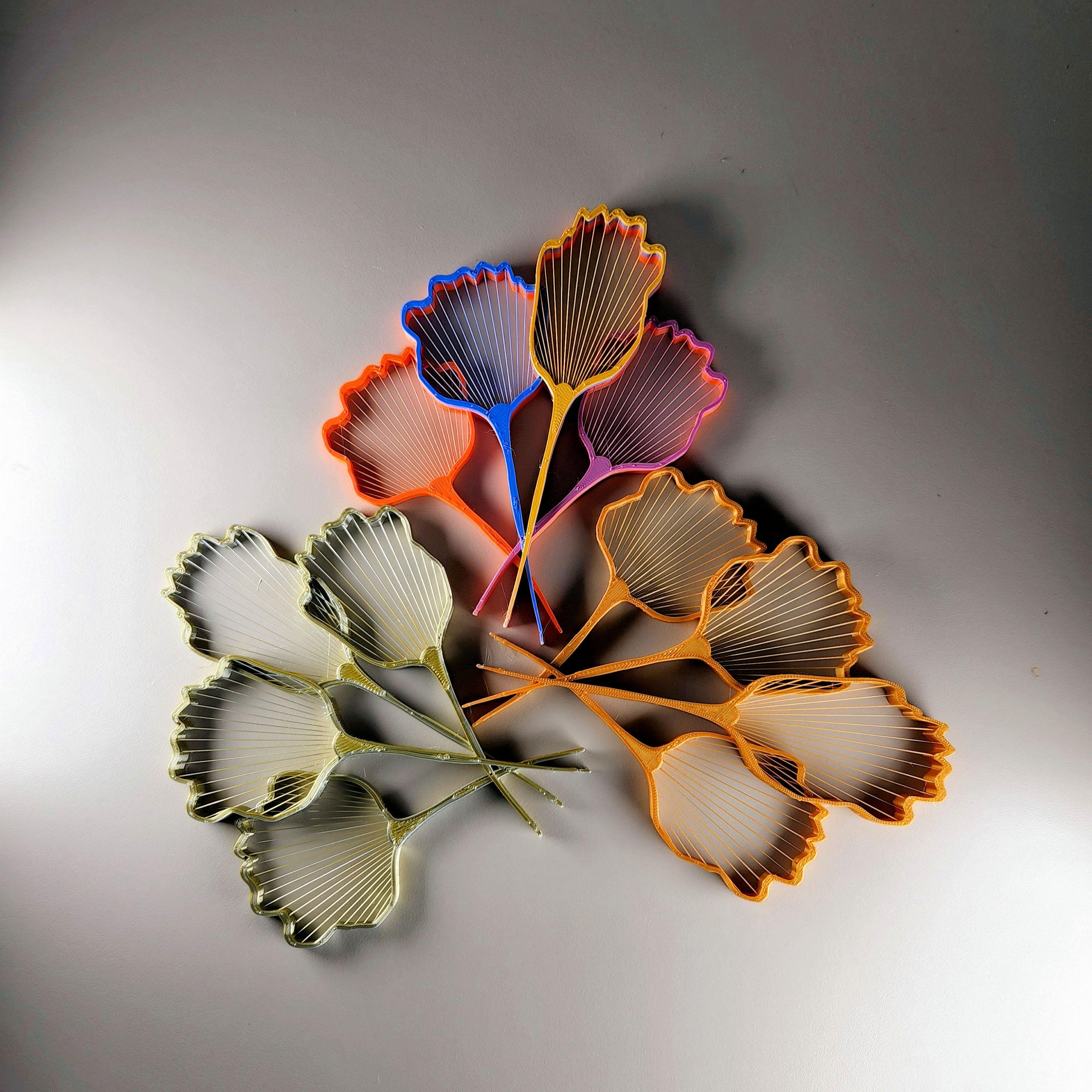 String Flower Art 3d model
