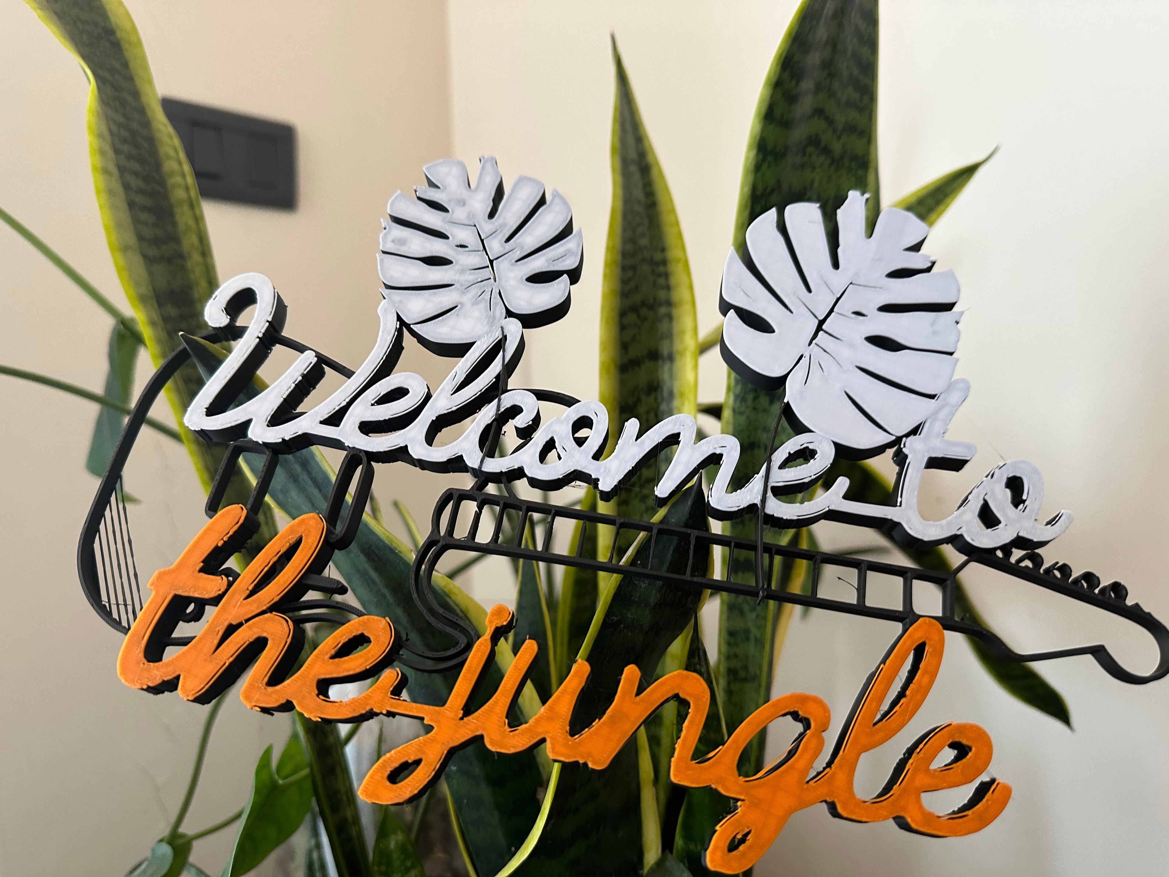 welcome to the jungle 3d model