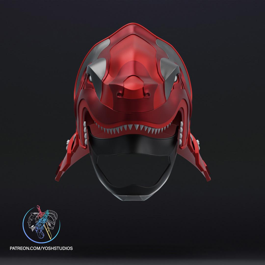 Sengoku Red Helmet 3d Print File STL Samurai 3d model