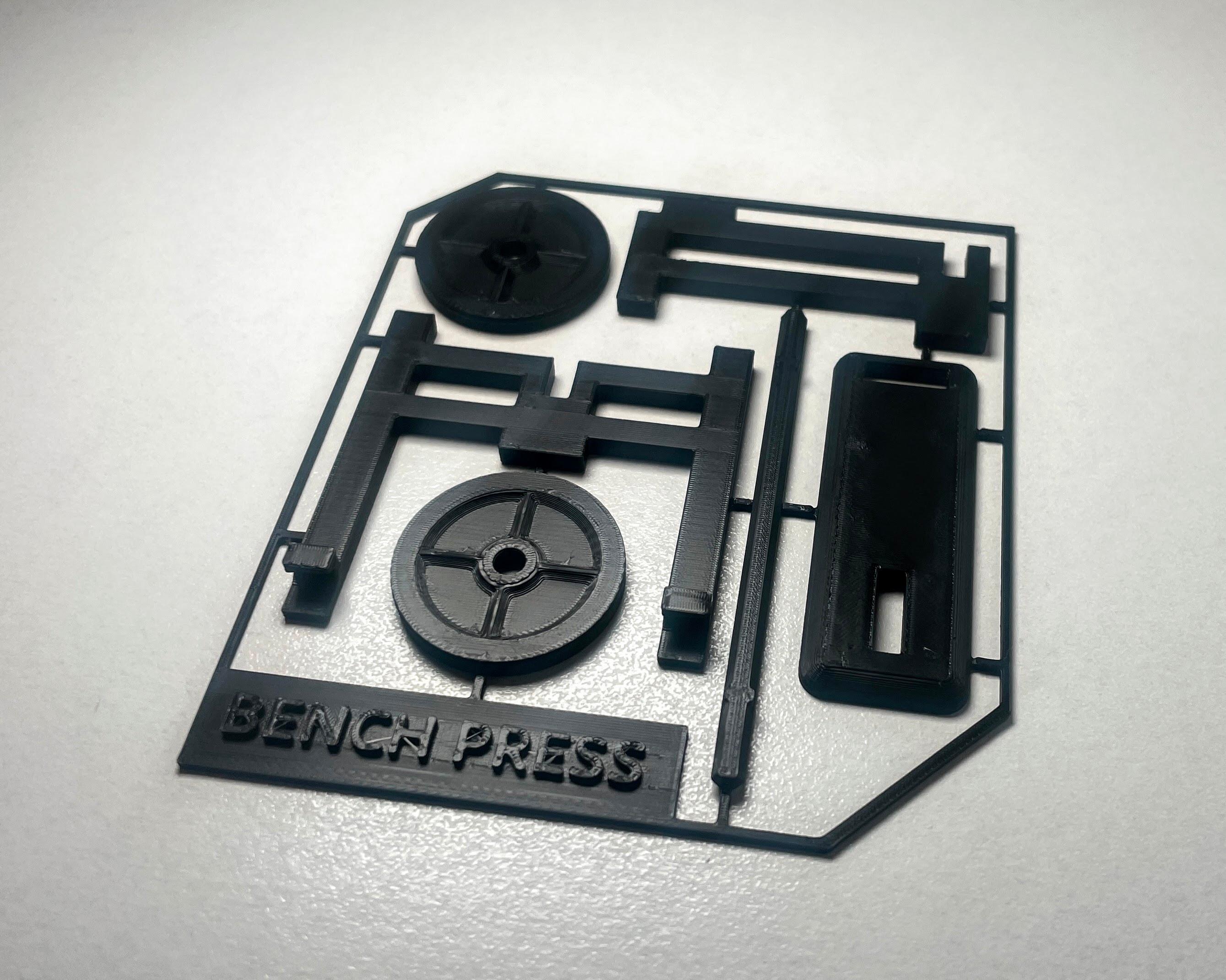 Bench Press Kit Card 3d model