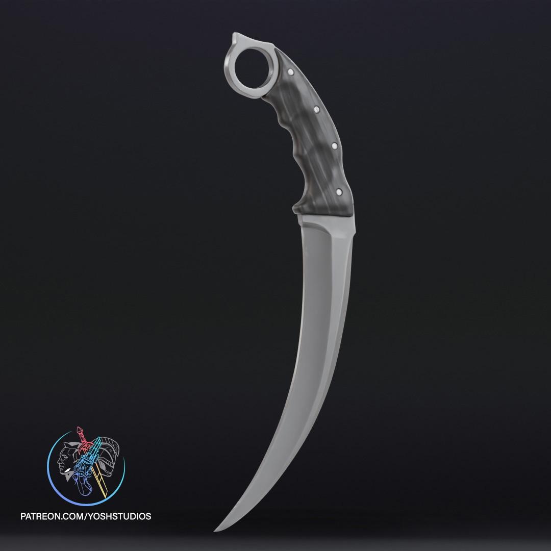 Smoke's Knife MK1 3D Printer File STL 3d model