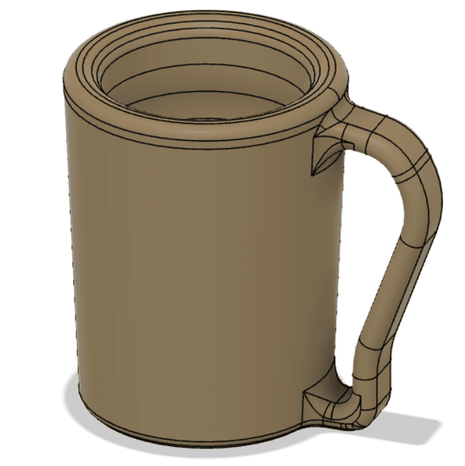 Bendy 12 oz 3D Mug