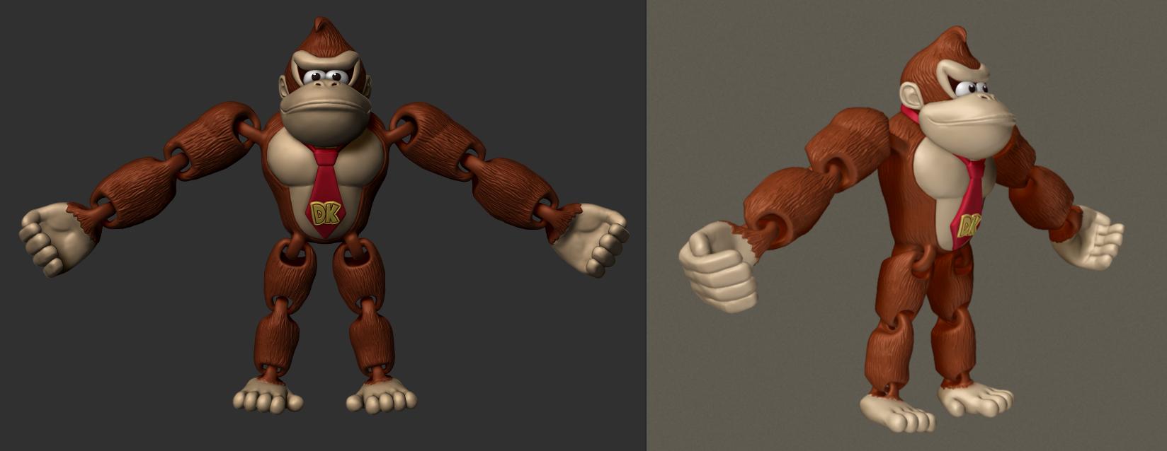 Donkey Kong 3d model
