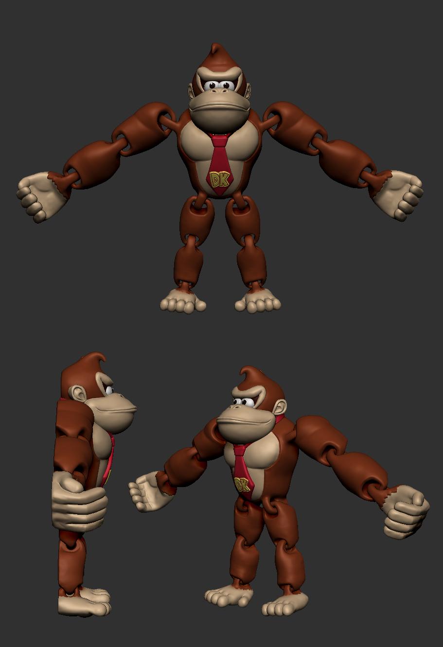 Donkey Kong 3d model