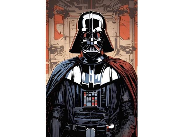Darth Vader - Hueforge Print 3d model
