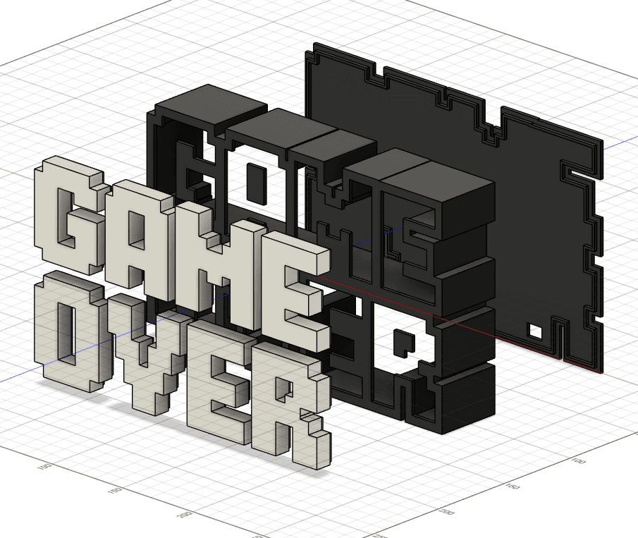GAME OVER - LAMP_3D 3d model