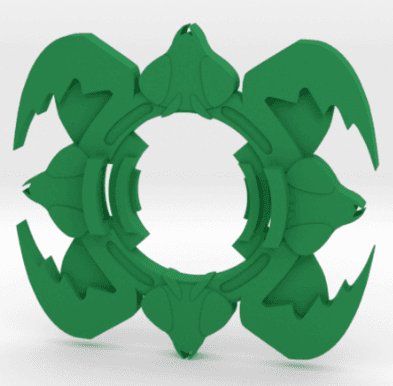 BEYBLADE SLAYING MANTIS | COMPLETE | INSECT SERIES 3d model