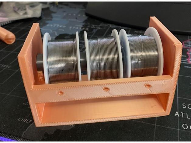 Solder spool dispenser - 3D model by milvetretired on Thangs
