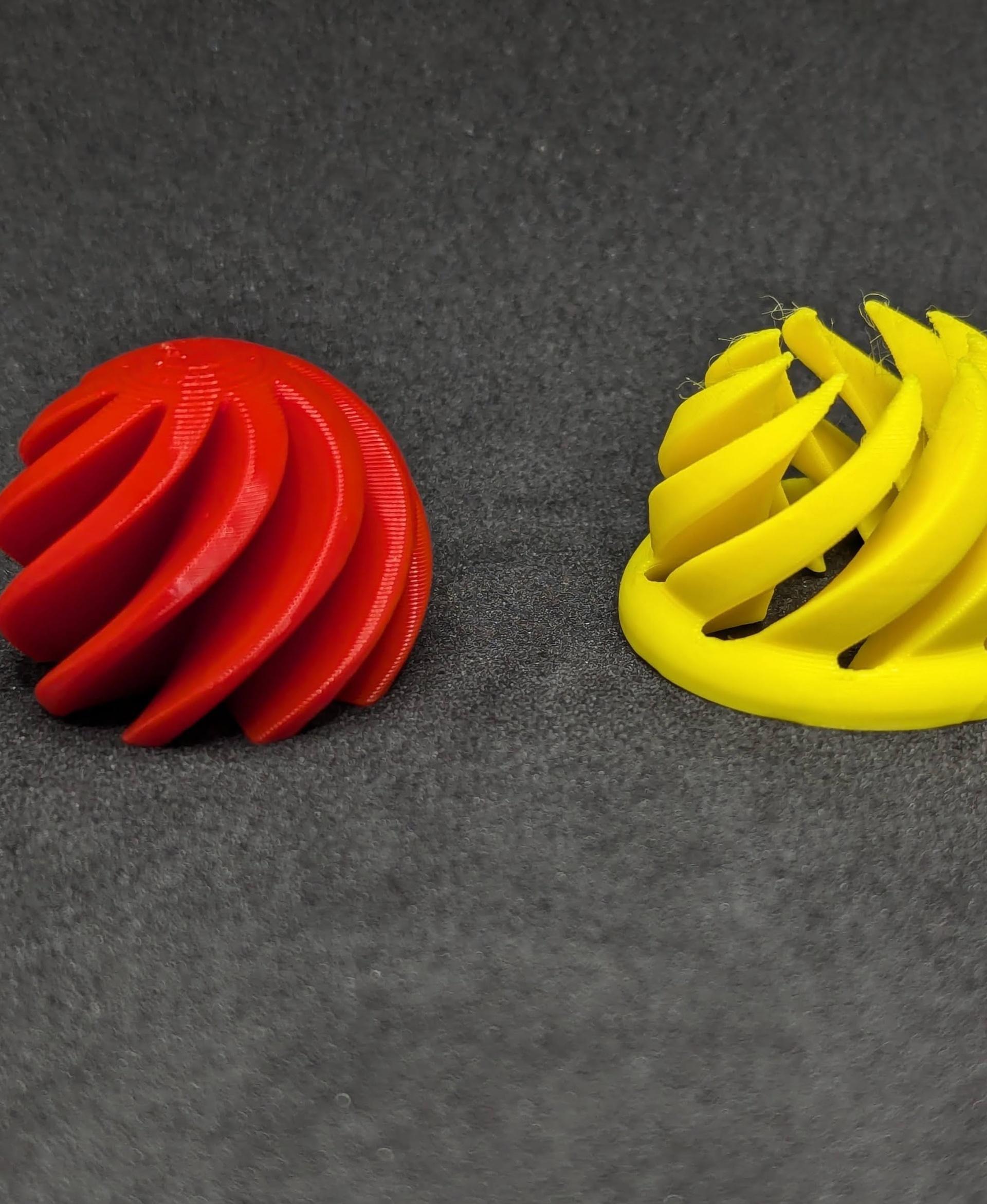 Sphere Vortex/Helix Fidget toy 3d model