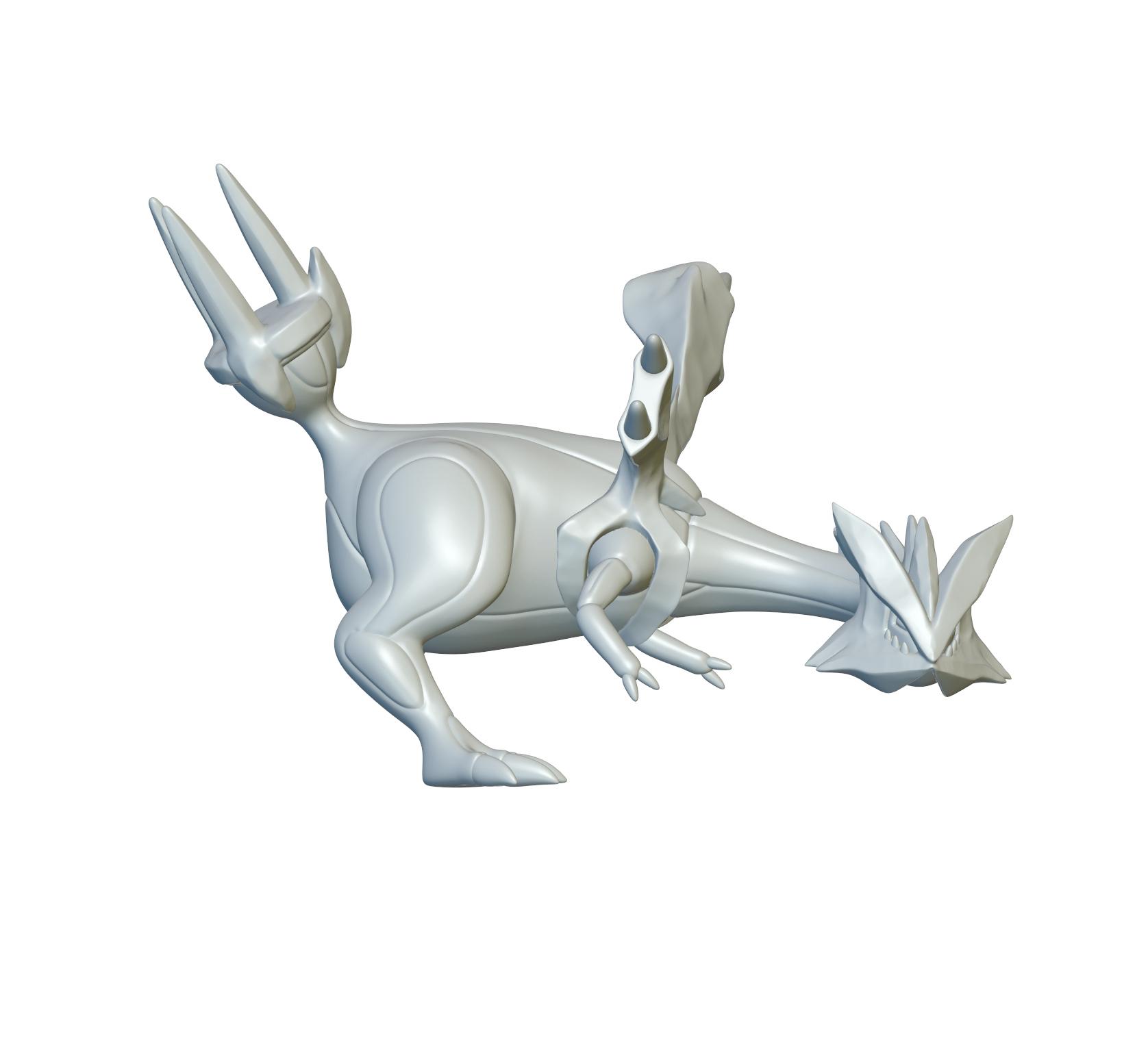 Pokemon Kyurem #646 - Optimized for 3D Printing 3d model