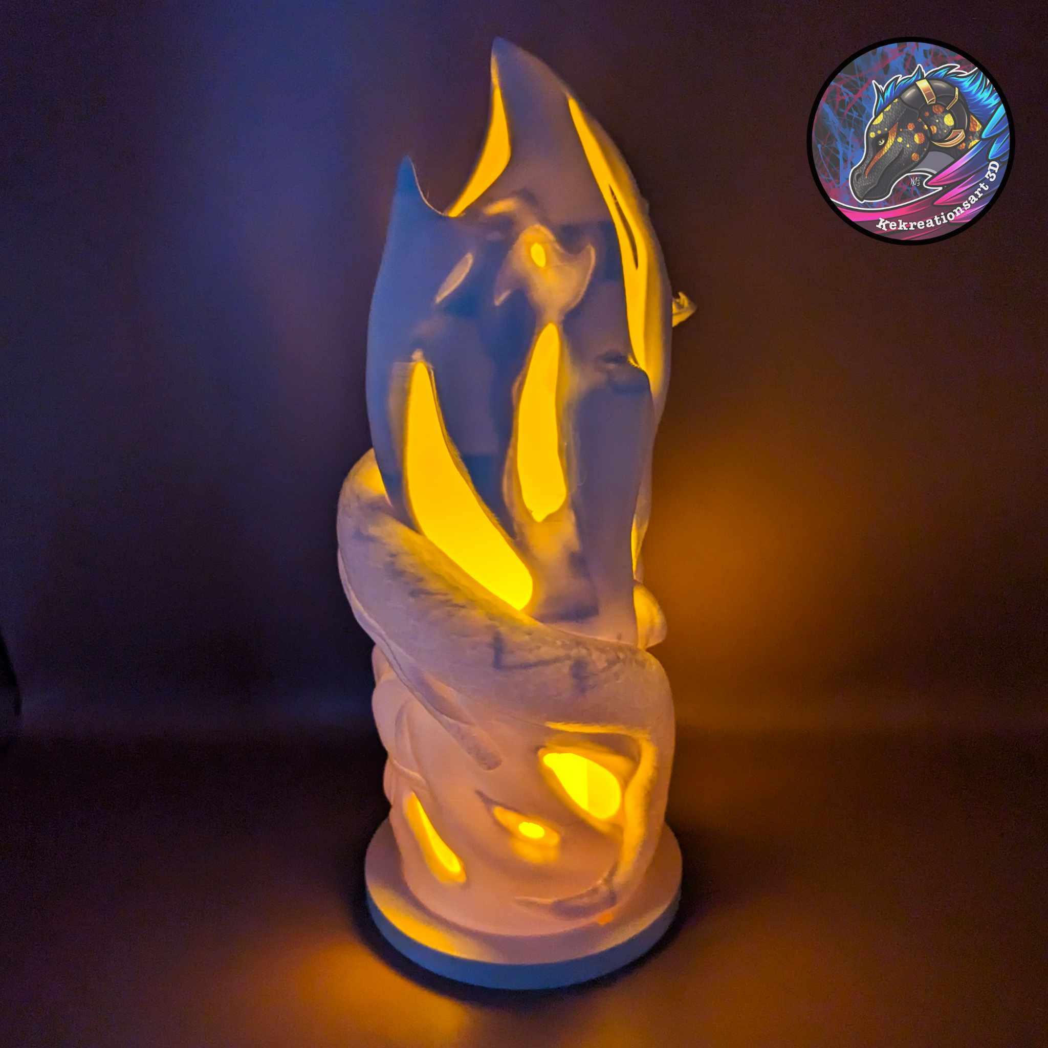 Dragon Fire Tower Lamp 3d model