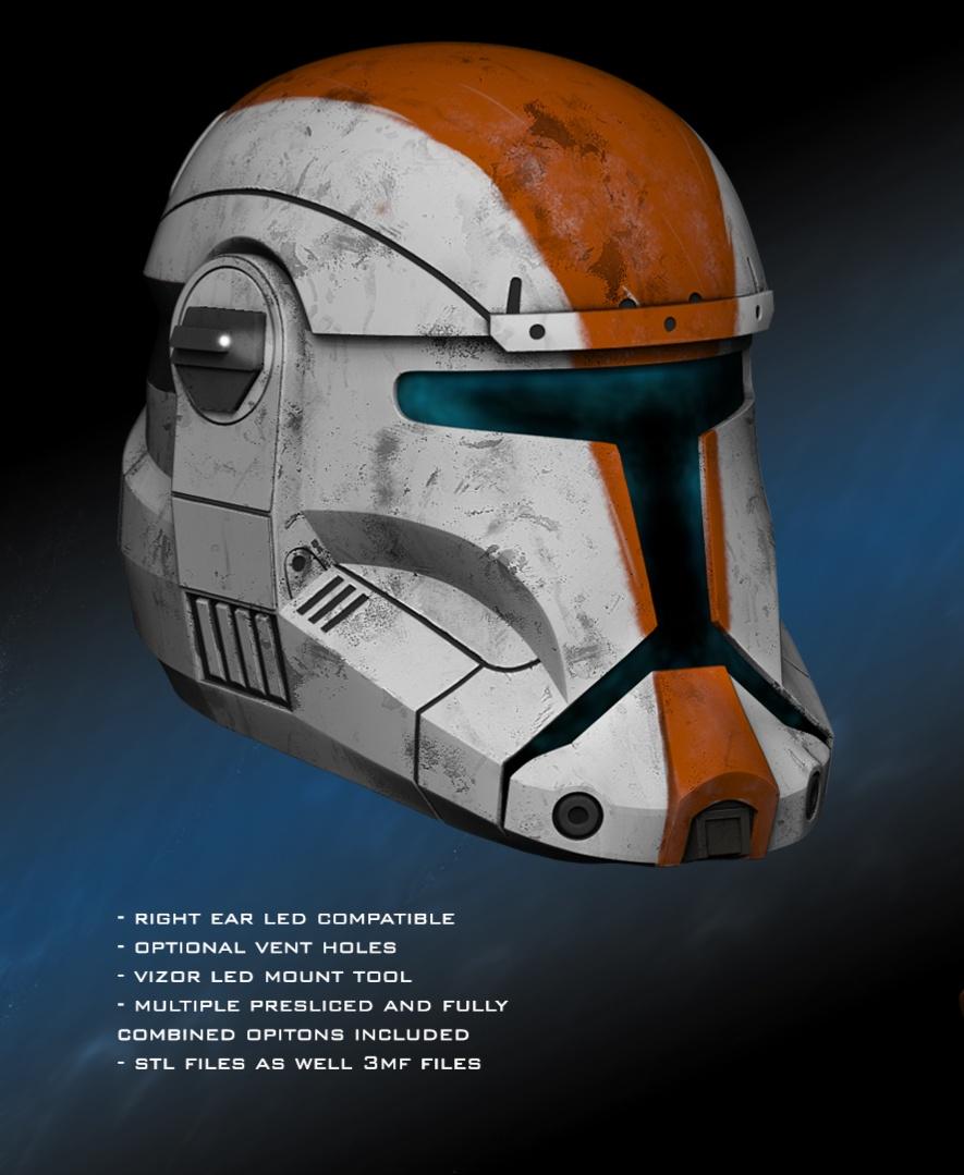 Republic Commando helmet 2005 game 3d model