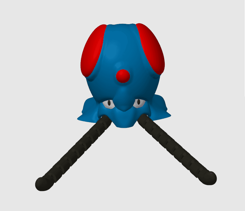 Articulated Tentacool Pokemon (no support, 3mf included, print in place) 3d model