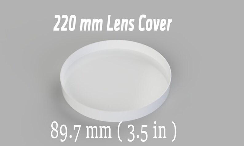 Front And Back Lens Cover (220mm Lens,110m Lens) 3d model