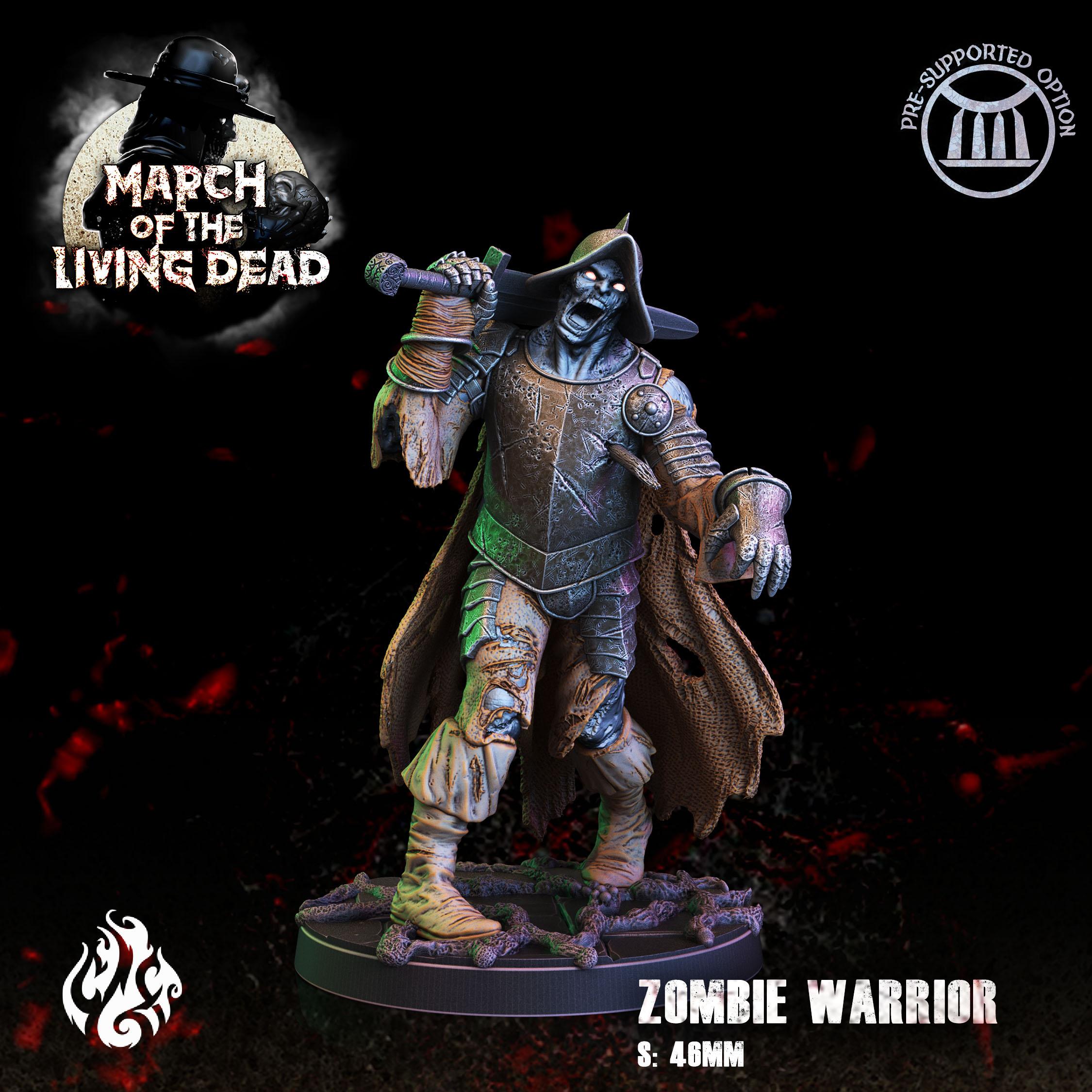 Zombie Warrior 3d model