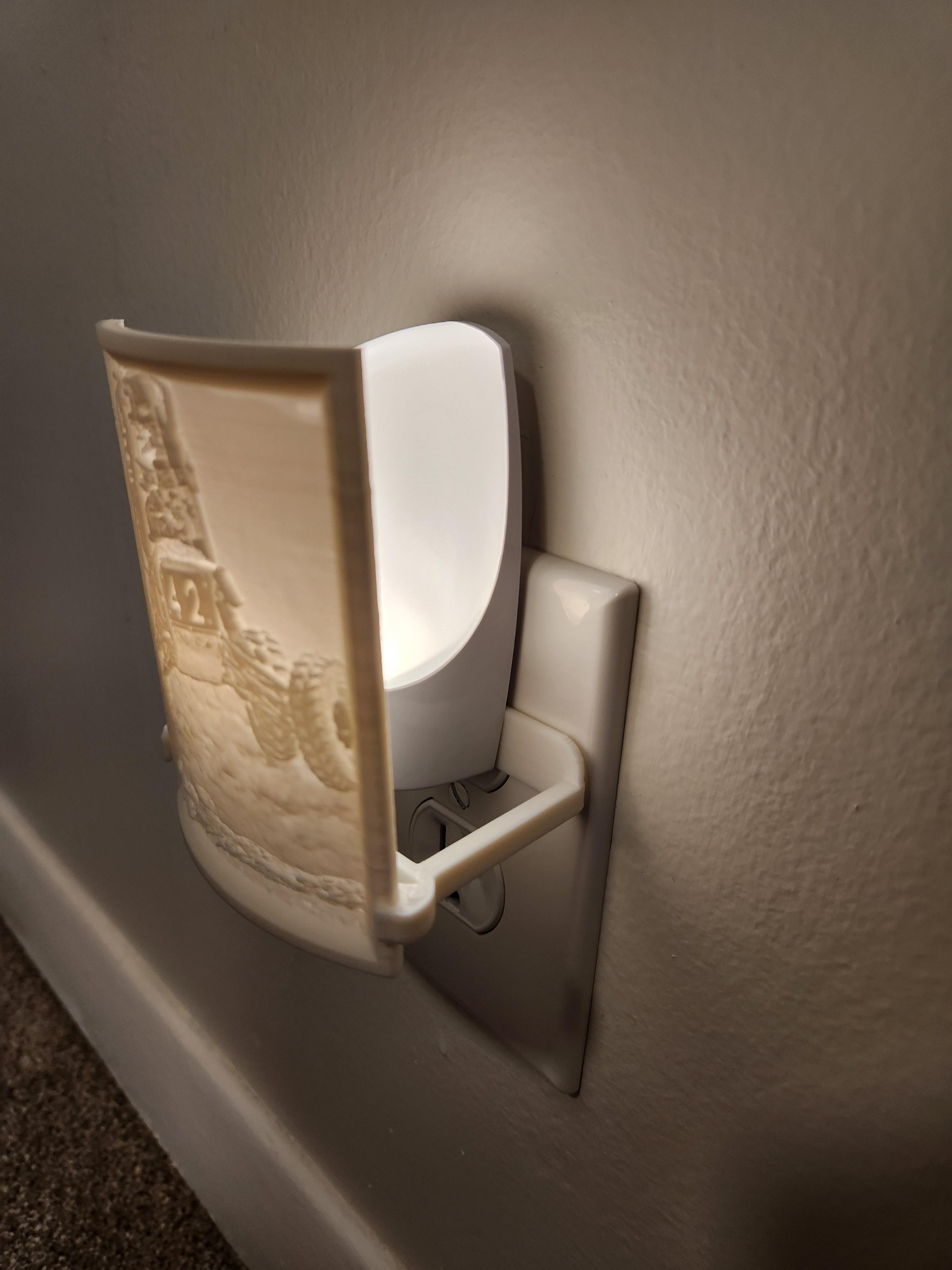 Lithophane Nightlight 3d model