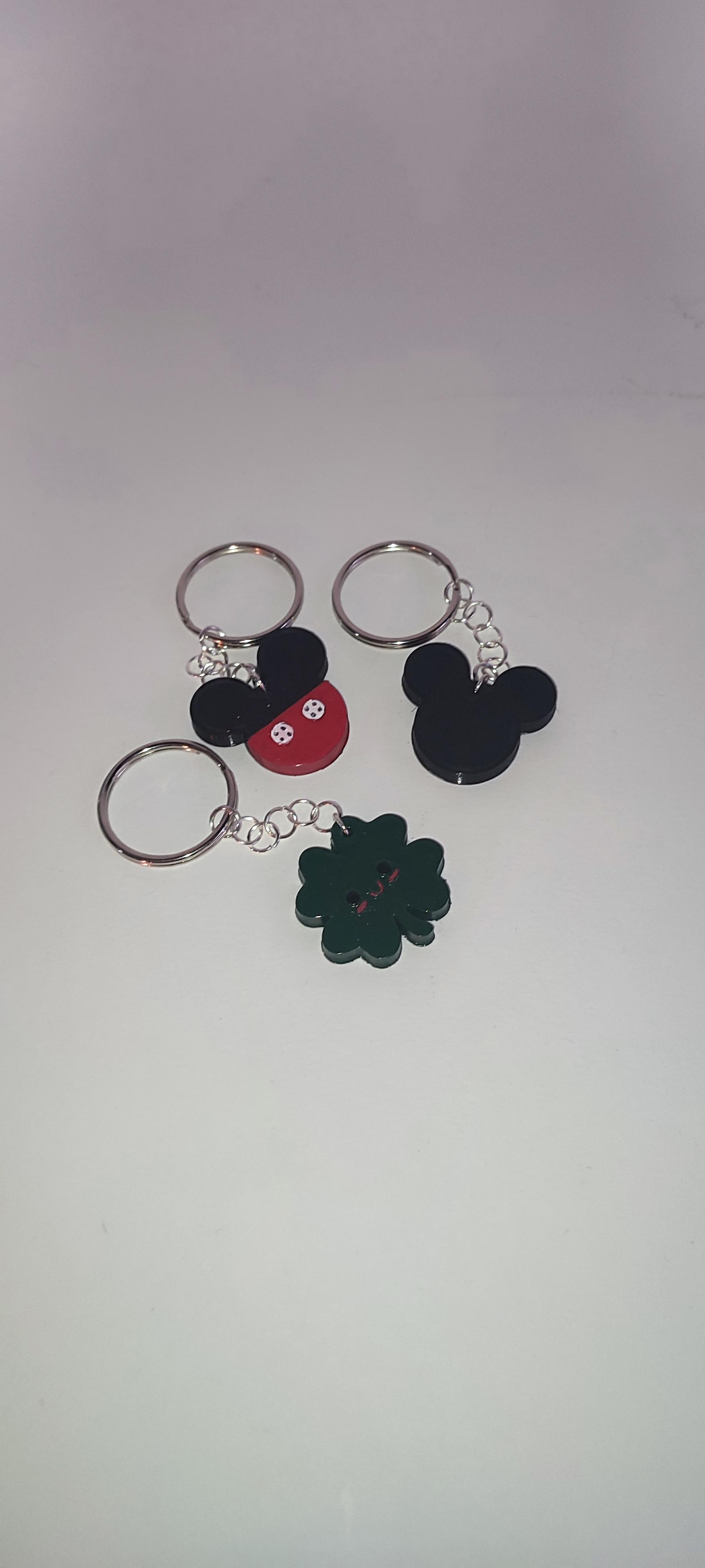 Mickey Mouse Keychain.stl 3d model