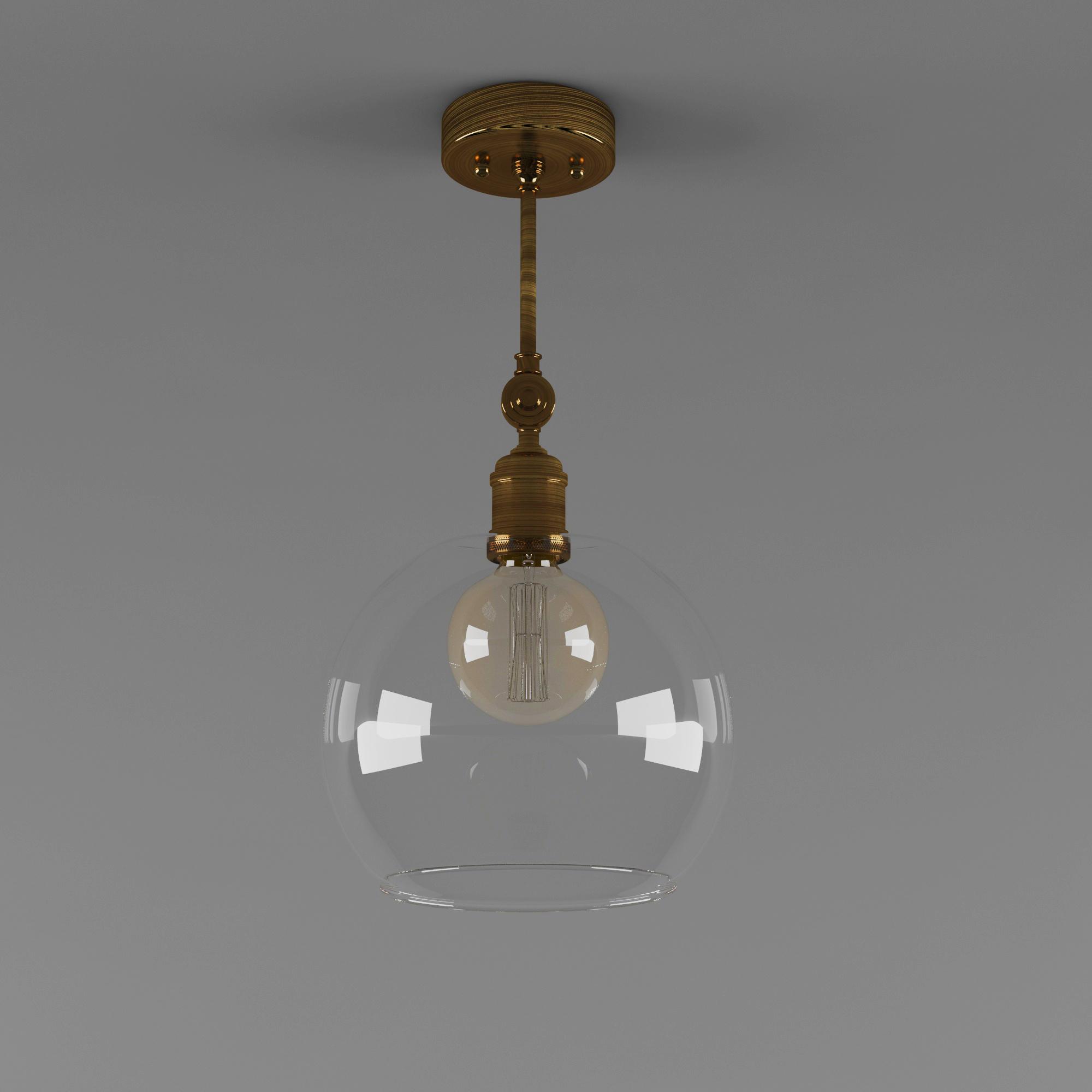 Glass lamp, SKU. 329 by Pikartlights 3d model