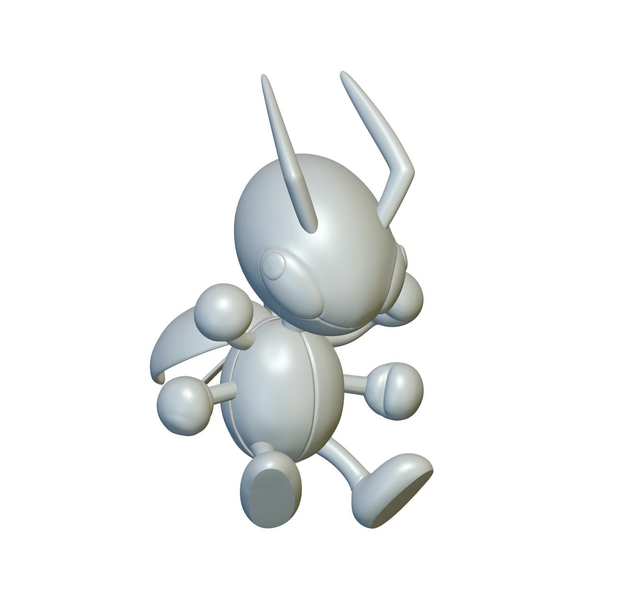 Pokemon Ledian #166 - Optimized for 3D Printing 3d model