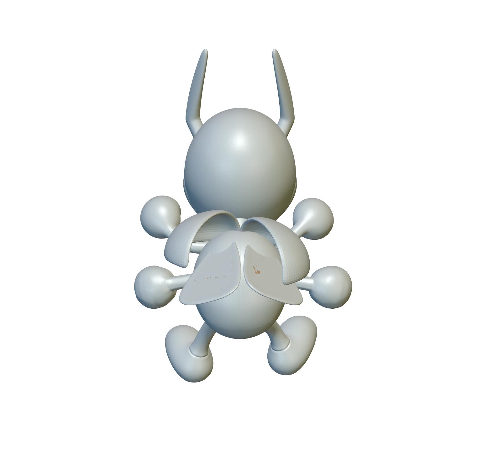 Pokemon Ledian #166 - Optimized for 3D Printing 3d model