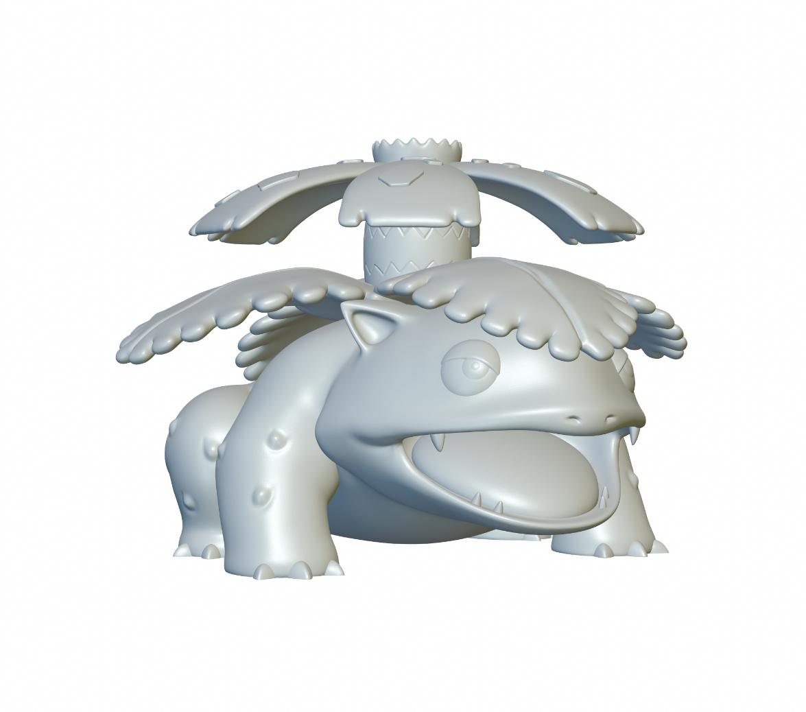 Pokemon Venusaur #3 - Optimized for 3D Printing 3d model