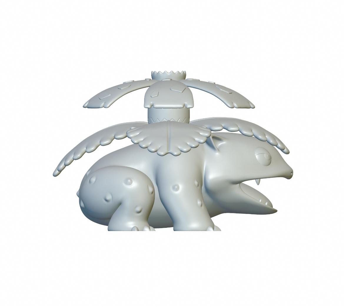 Pokemon Venusaur #3 - Optimized for 3D Printing 3d model