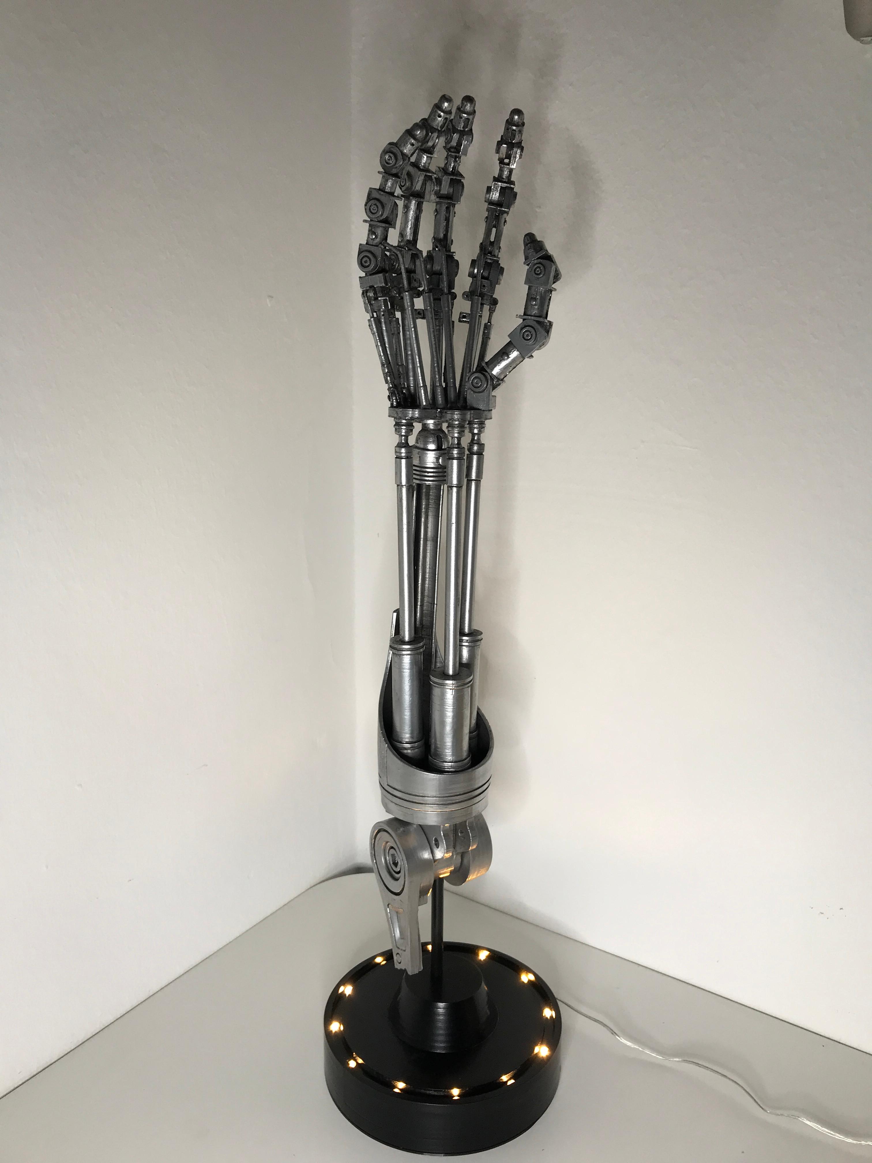 1:1 Terminator Arm with Lights 3d model