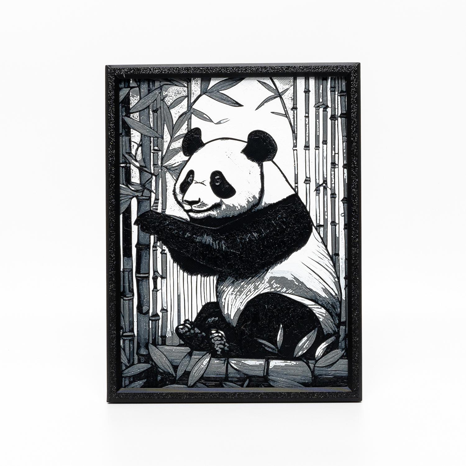 Giant Panda Wall Art 3d model